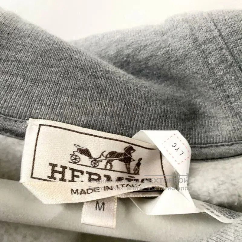 Hermes Hermes Grey Horseshoe Logo Hoodie. Size US M / EU 48-50 / 2 - 3 Thumbnail