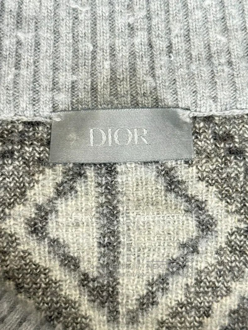 Dior Dior Diamond pattern woollen sweater Size US M / EU 48-50 / 2 - 6 Thumbnail