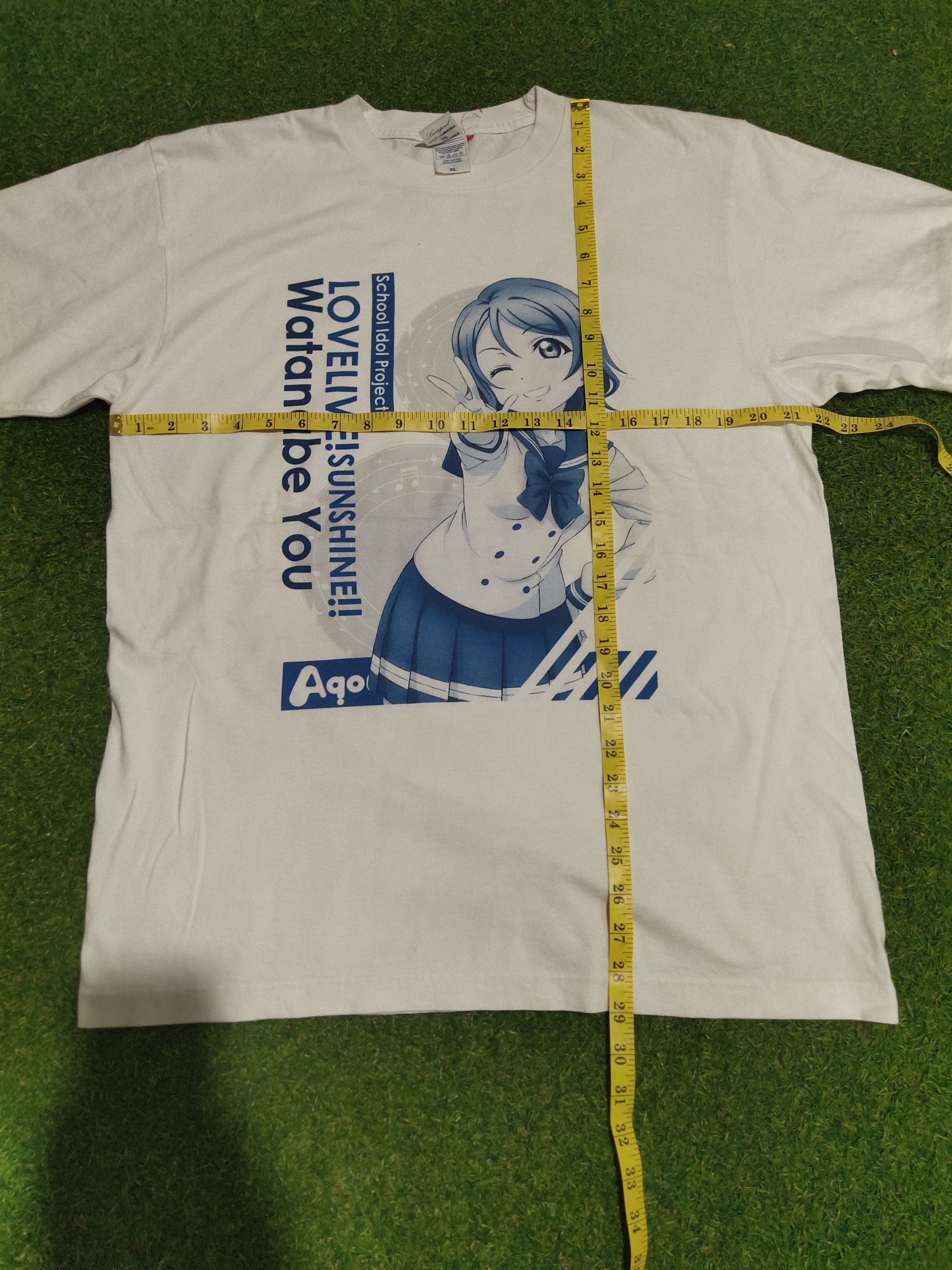 Anime × Vintage LOVE LIVE SUNSHINE AQUORS WATANABEA YOU ANIME WAIFU Size US XL / EU 56 / 4 - 2 Thumbnail