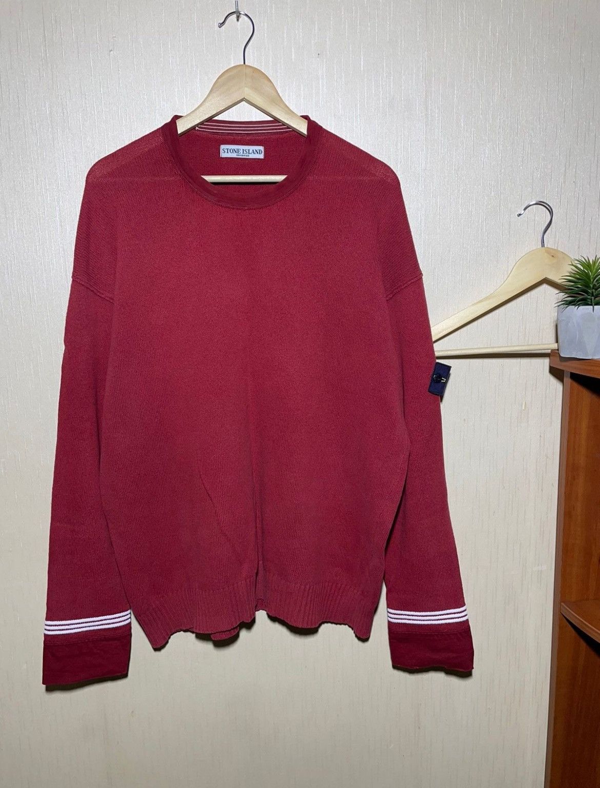 Stone Island × Vintage Stone Island vintage knitwear sweater Massimo Osti Size US XL / EU 56 / 4 - 1 Thumbnail