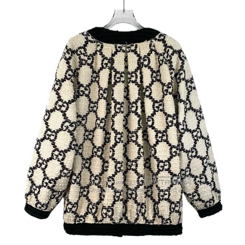 Gucci Gucci Colour-blocking logo jacquard full-print cotton roun Size XS / US 0-2 / IT 36-38 - 2 Thumbnail