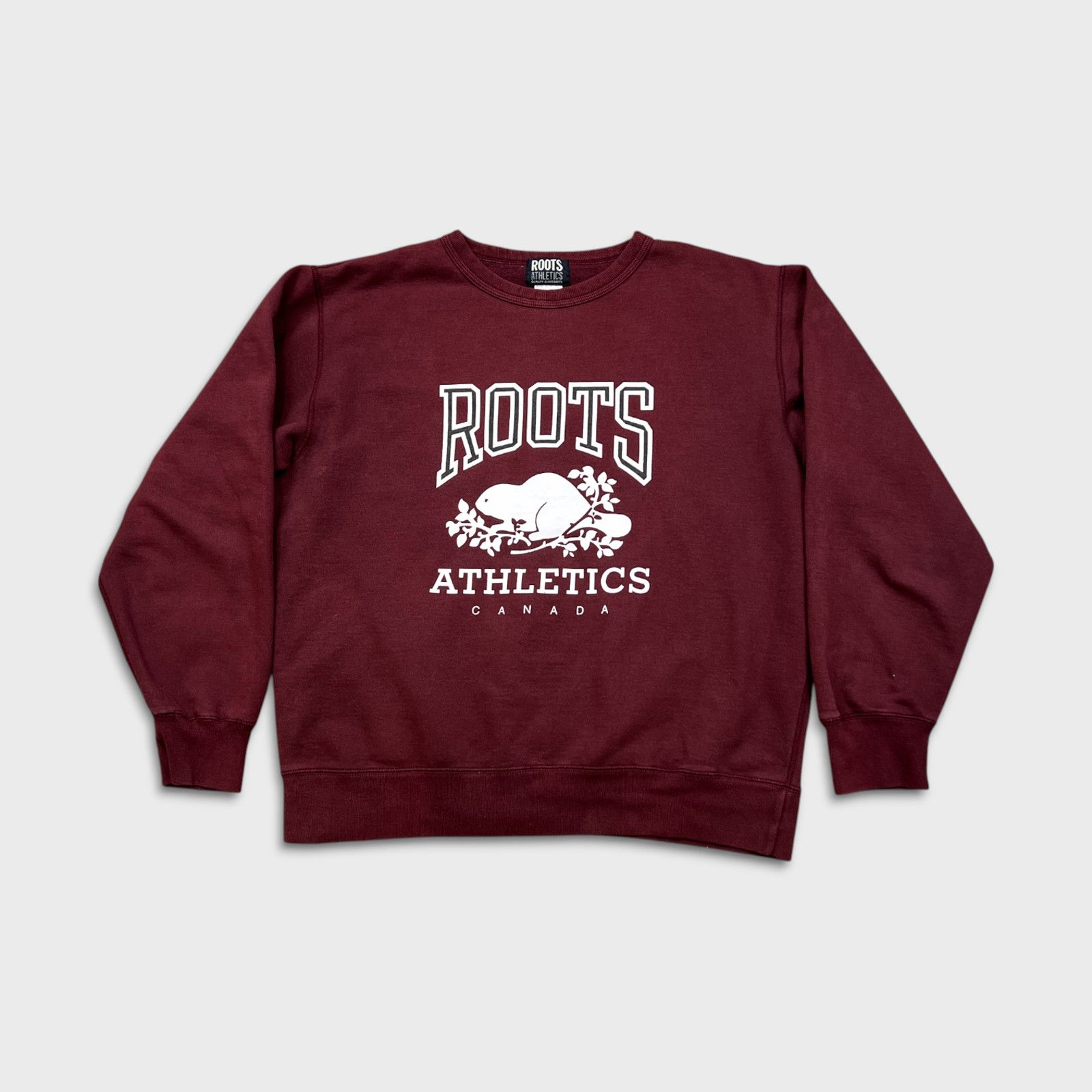 Roots × Vintage Vintage Roots Athletics Sweatshirt Graphic Pullover 90s Crew Size US L / EU 52-54 / 3 - 1 Thumbnail