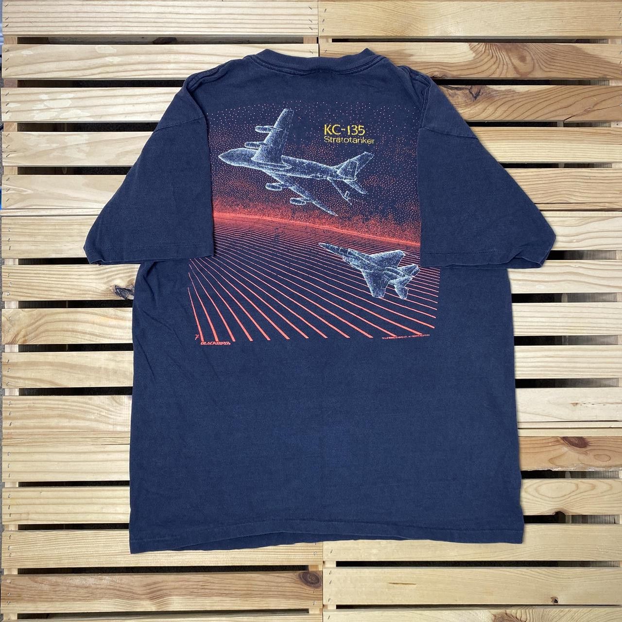 Other Vintage Blackbird 1986 Faded Black Aerospace Tee Size XL Size US XL / EU 56 / 4 - 2 Thumbnail