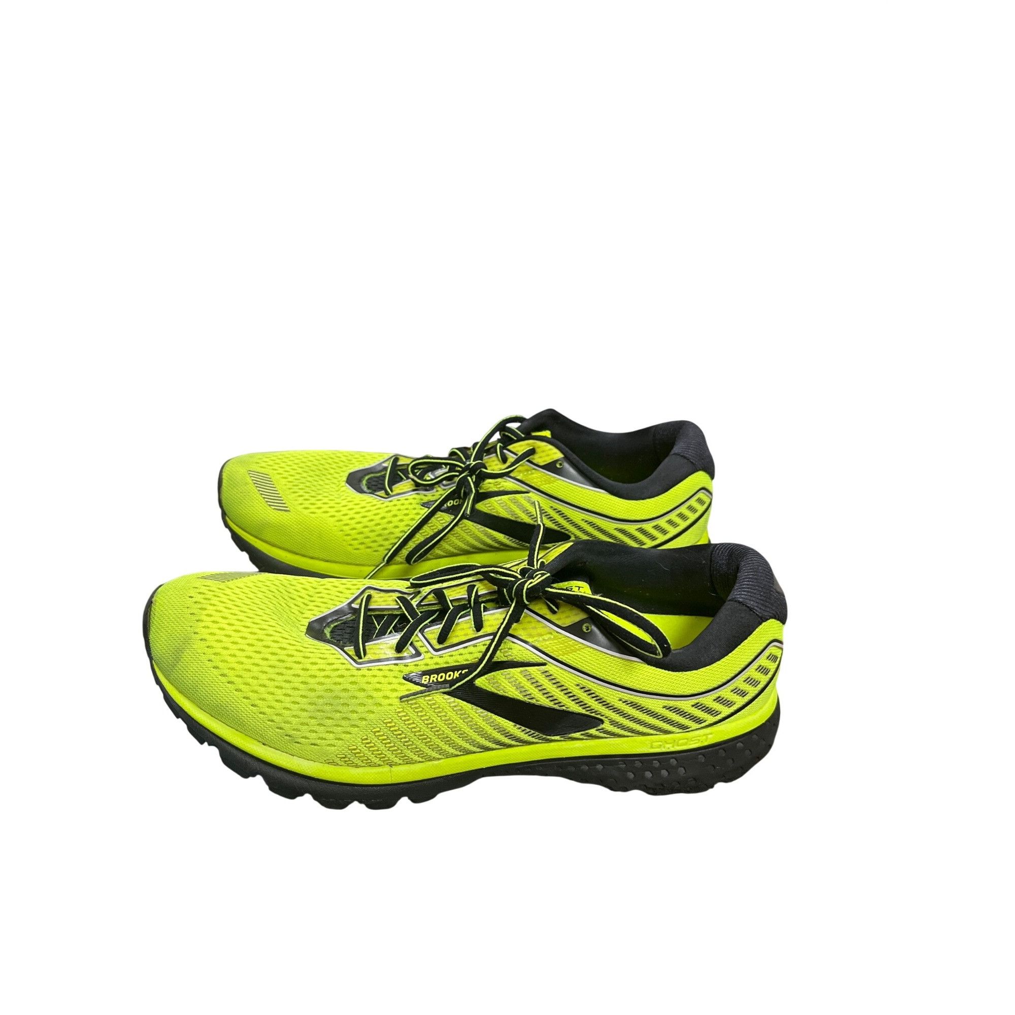 Brooks Brooks Ghost 12 mens yellow black walking running LT sneaker Size US 13 / EU 46 - 4 Thumbnail