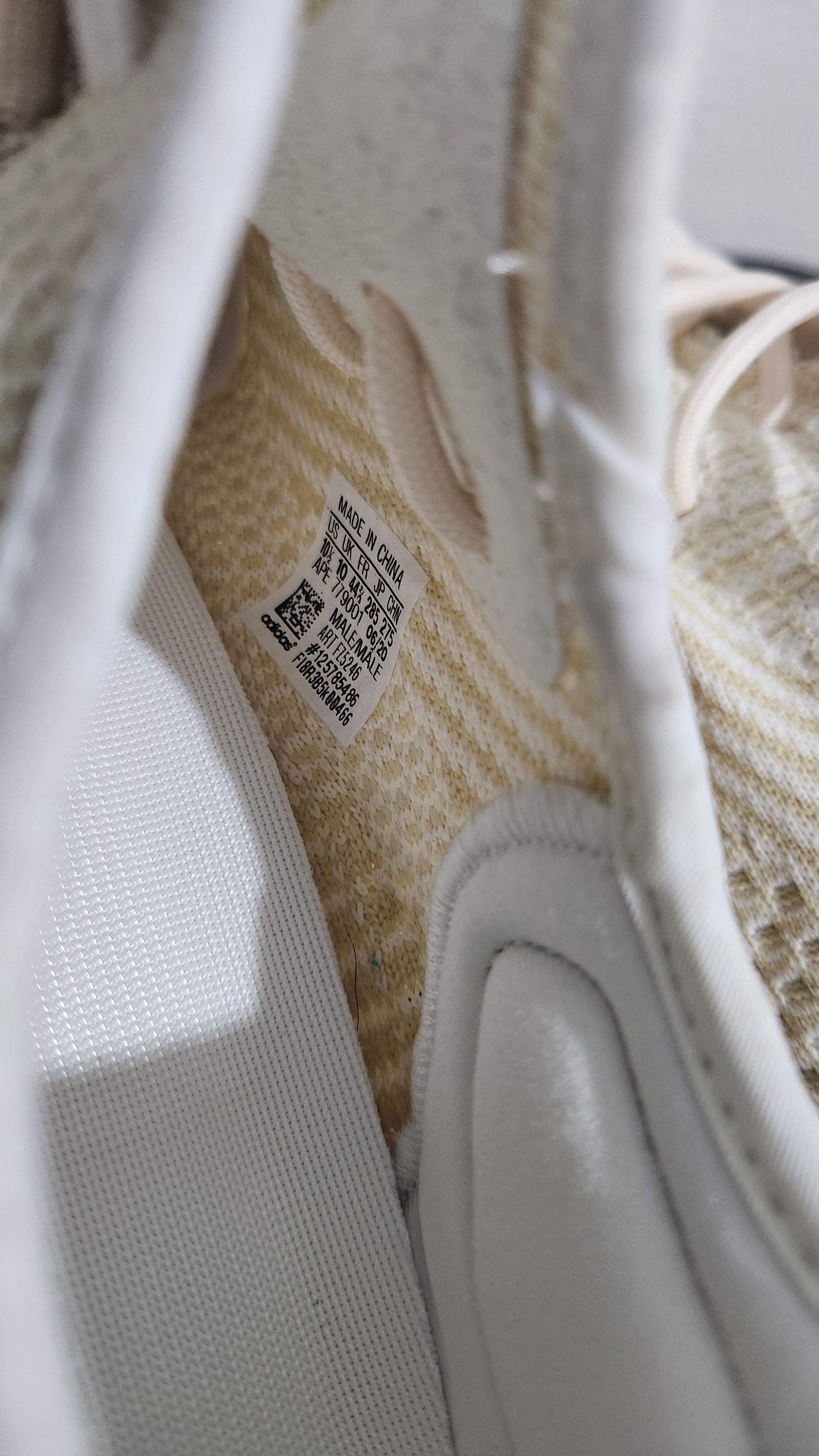 Adidas Adidas Yeezy Boost 350 v2 Abez "Natural" Size US 10.5 / EU 43-44 - 6 Thumbnail