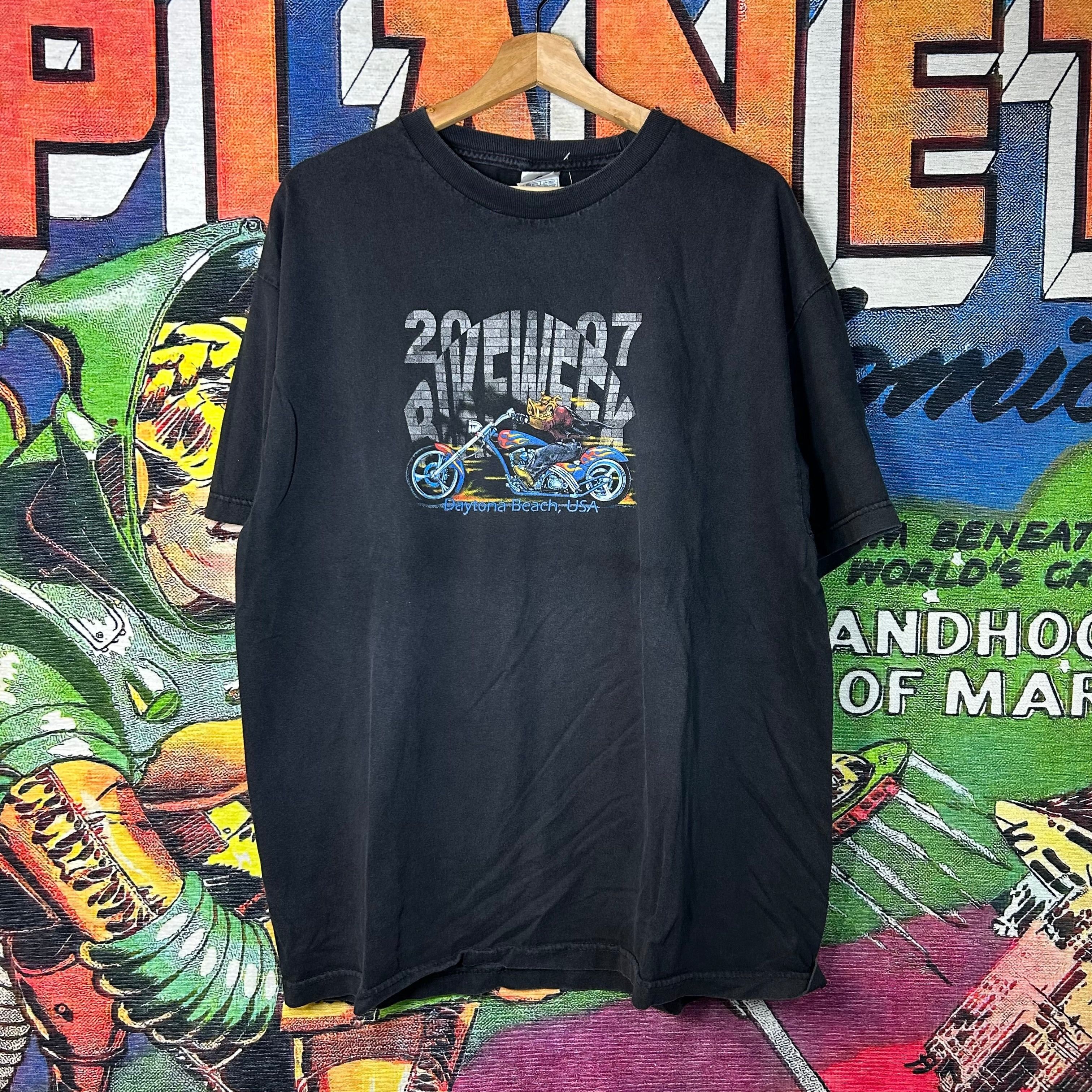 Vintage Y2K 2007 Daytona Beach Bike Week Size XL Size US XL / EU 56 / 4 - 1 Thumbnail