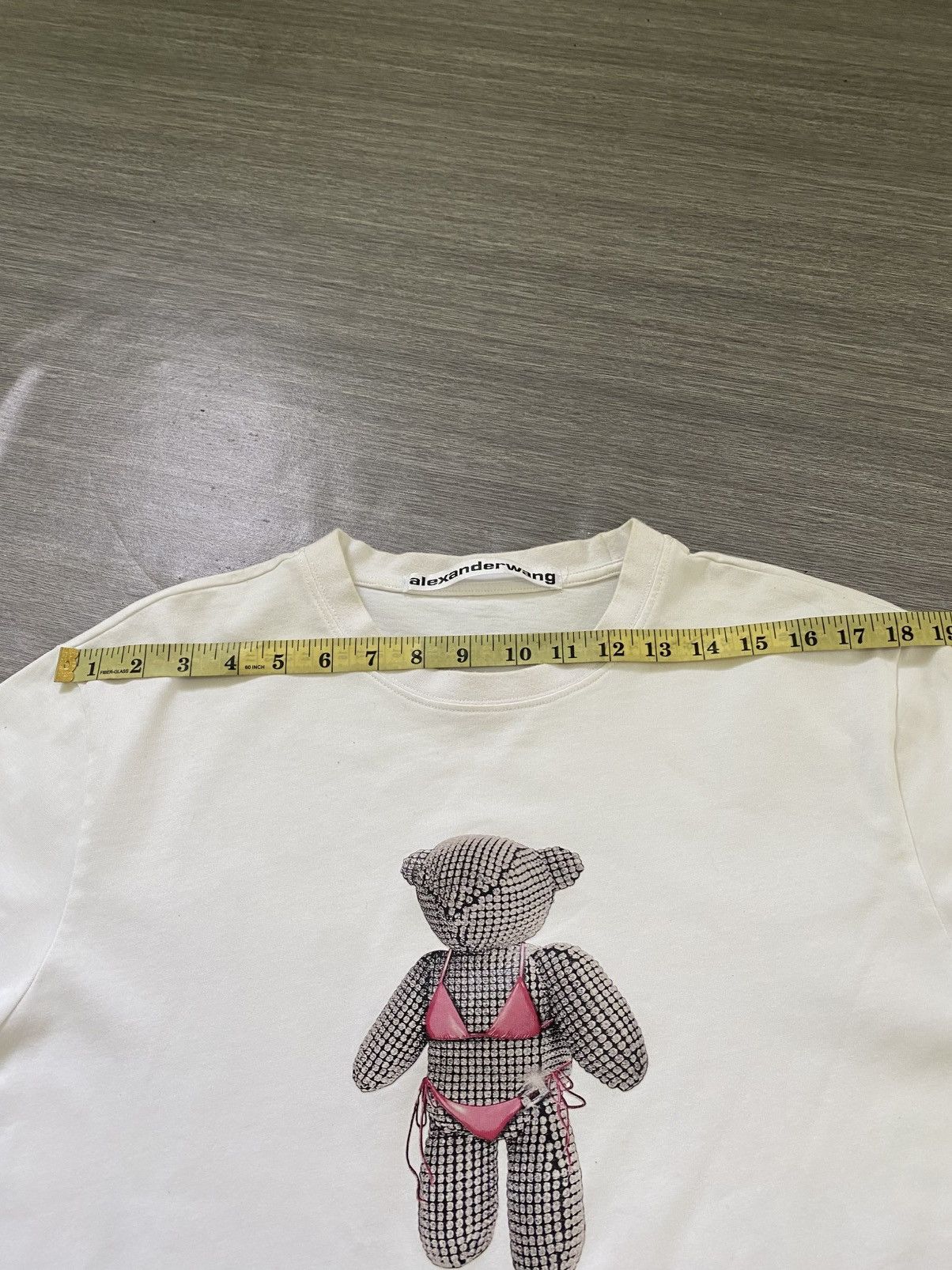 Alexander Wang Alexander Wang Bikini Bear Rhinestone Shirt Size US M / EU 48-50 / 2 - 14 Thumbnail