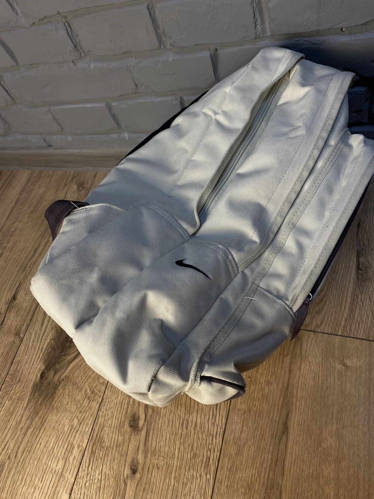 Nike × Vintage Nike Vintage Nike bagpack 90 swoosh logo USA style very rare Size ONE SIZE - 2 Thumbnail