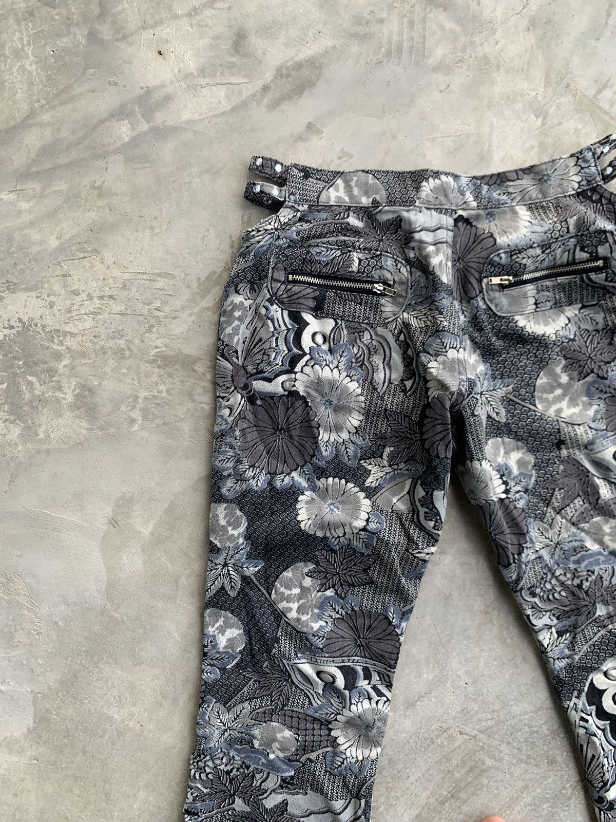 Hysteric Glamour × Japanese Brand × Vintage Women Denim Flower Full Print By Designer Size 28" / US 6 / IT 42 - 18 Thumbnail