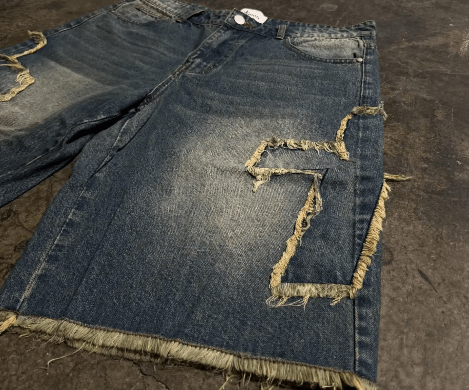 Japanese Brand design high quality oversized y2k denim shorts Size US 36 / EU 52 - 3 Thumbnail