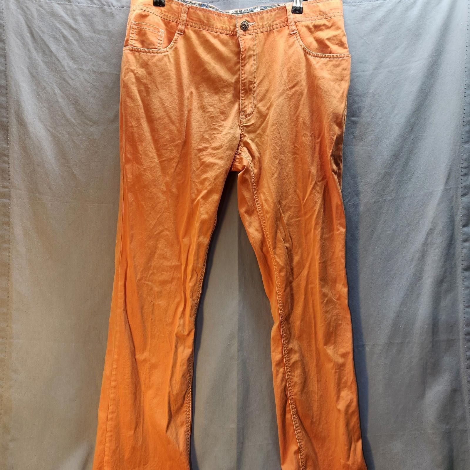 Good Enough Enzo Denim Orange Pants Size 36 Size US 36 / EU 52 - 1 Thumbnail