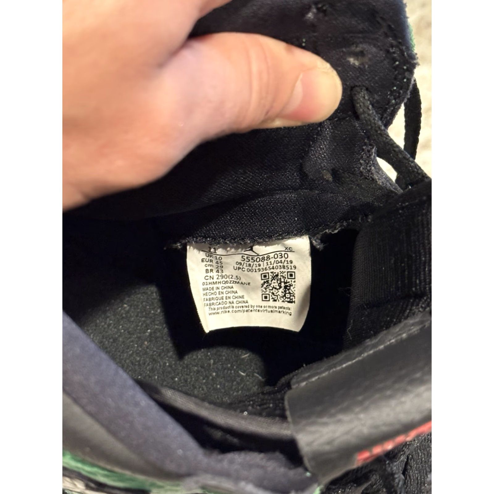 Jordan Brand Nike Air Jordan 1 Retro High OG Pine Green 2.0 2020 - Size 10 - Men - Leather Sneaker - Jordan 555088-030 Size ONE SIZE - 8 Thumbnail