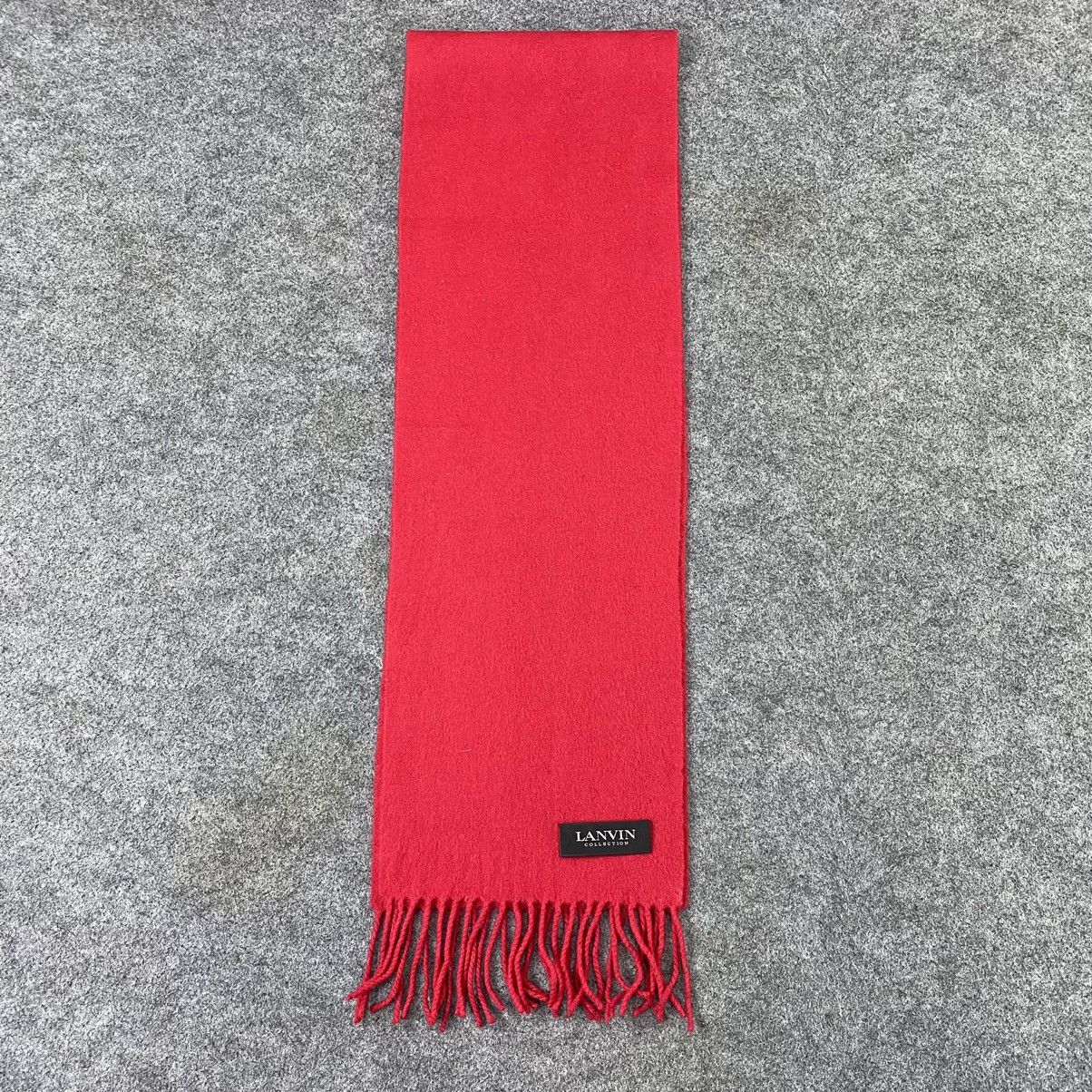 Lanvin Lanvin Red Scarf / Muffler / Neckwear - T1213 Size ONE SIZE - 3 Thumbnail