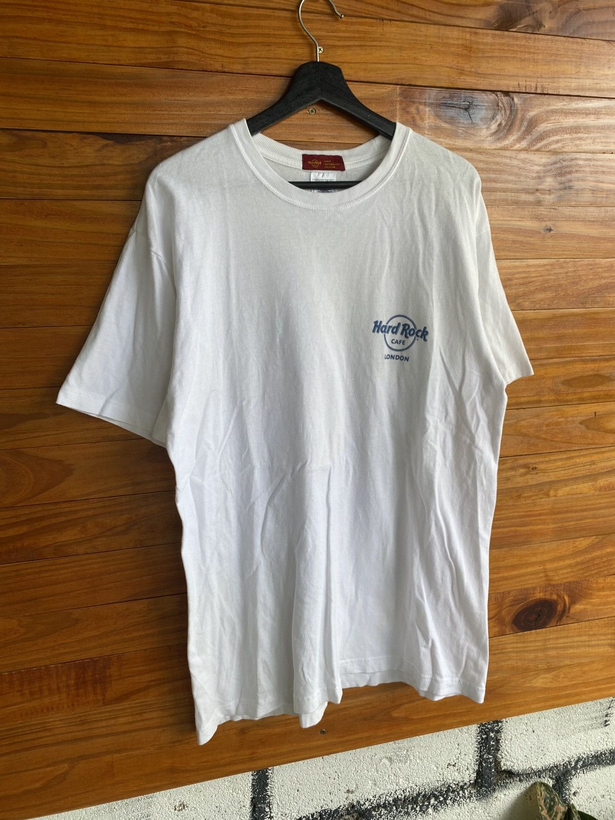 Hard Rock Cafe Vintage Hard Rock Cafe London Graphic Tee 90s White T-Shirt Size US L / EU 52-54 / 3 - 8 Thumbnail