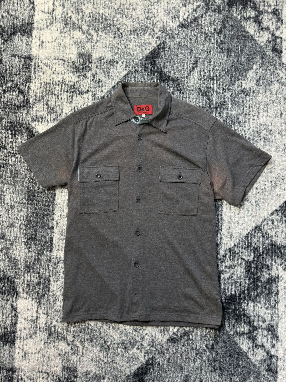 Dolce & Gabbana Vintage Dolce Gabbana Sport Shirt Button Ups Short Sleeve 90 Size US M / EU 48-50 / 2 - 2 Thumbnail