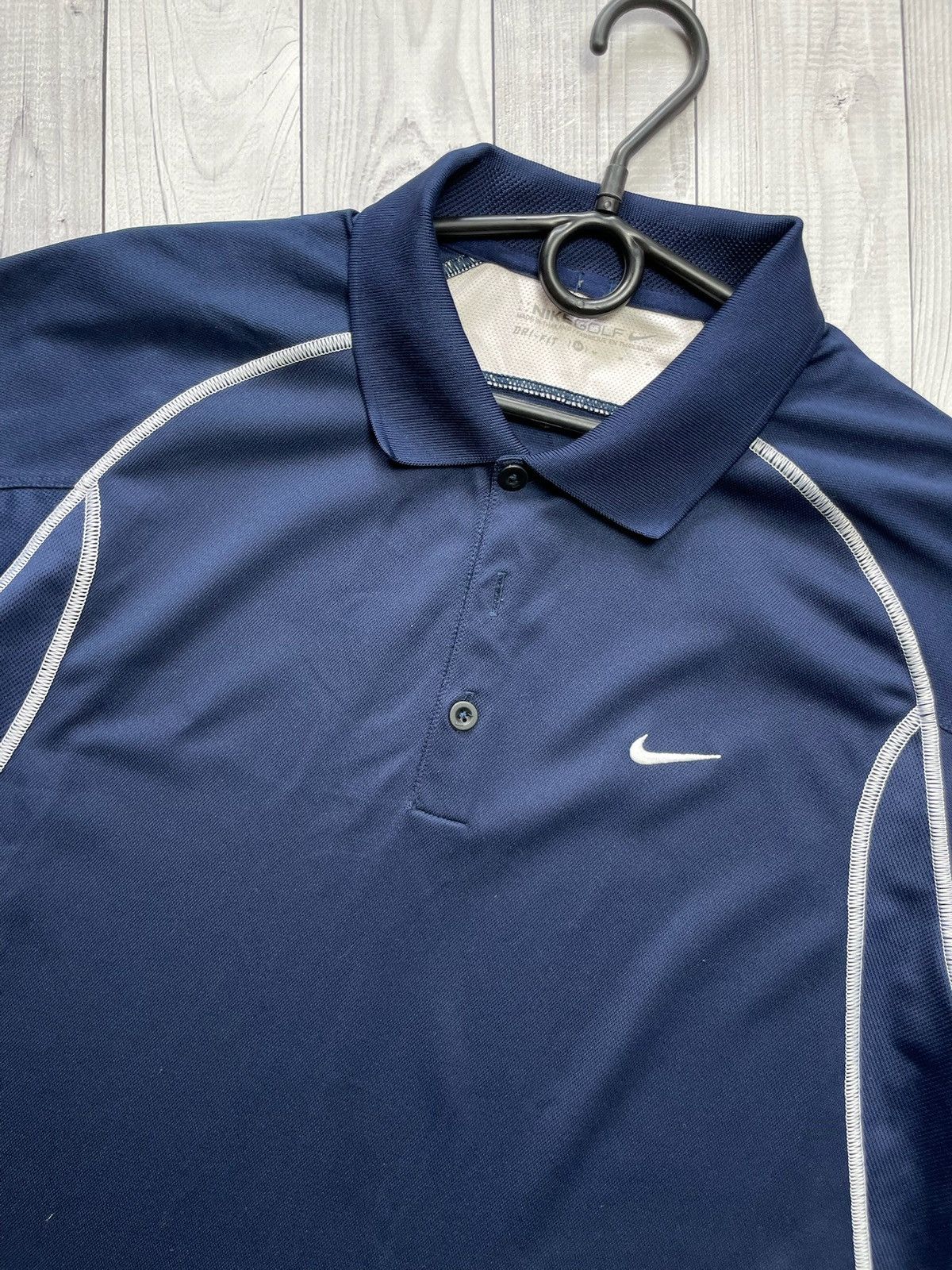 Nike × Vintage Vintage Nike polo golf size M logo line Size US M / EU 48-50 / 2 - 2 Thumbnail