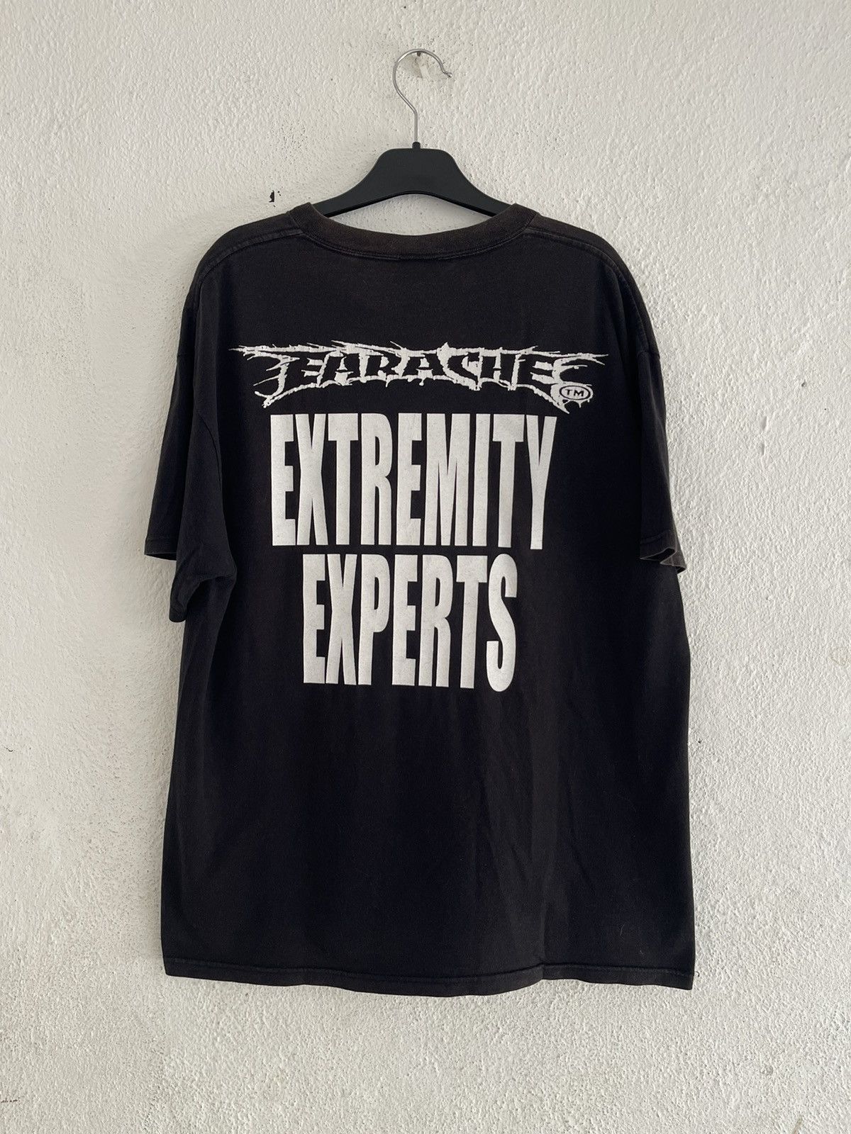 Band Tees Vintage GrindCrusher Extremity Experts Earache Grindcore Size US L / EU 52-54 / 3 - 1 Thumbnail