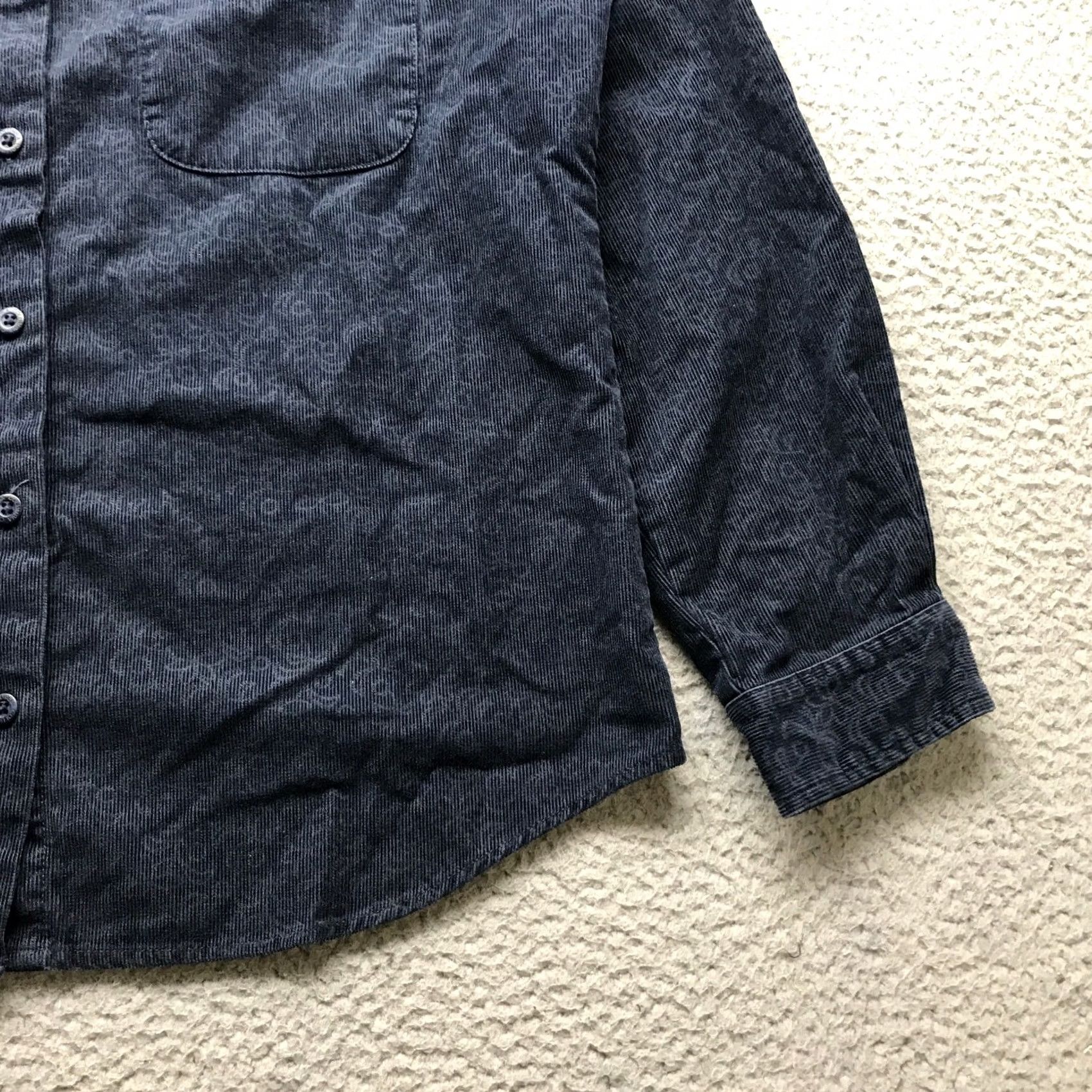 Vintage VINTAGE Columbia Corduroy Floral Print Button Up Shirt Womens Large Long Sleeve Shirt Size L / US 10 / IT 46 - 5 Thumbnail