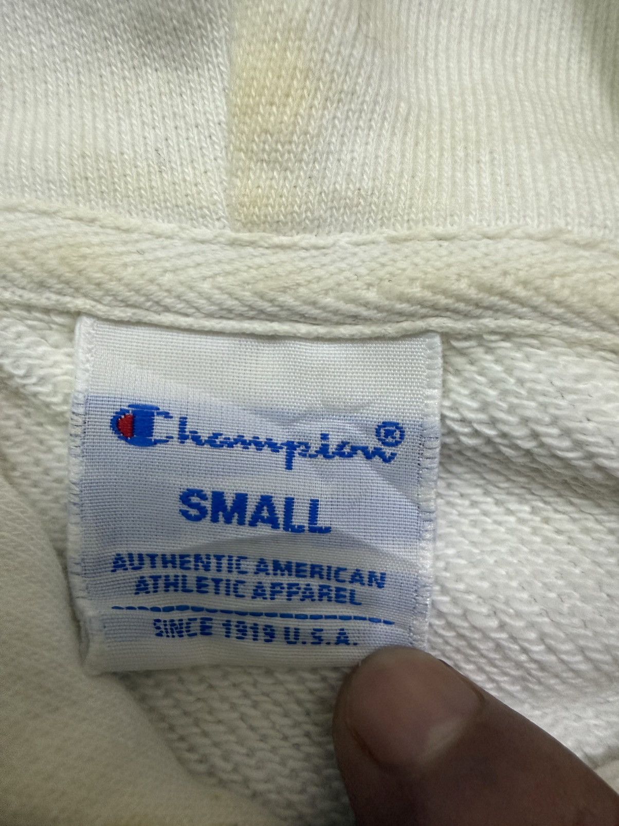 Champion Champion Spellout Logo Pullover Sweater Hoodie Size XS / US 0-2 / IT 36-38 - 6 Thumbnail