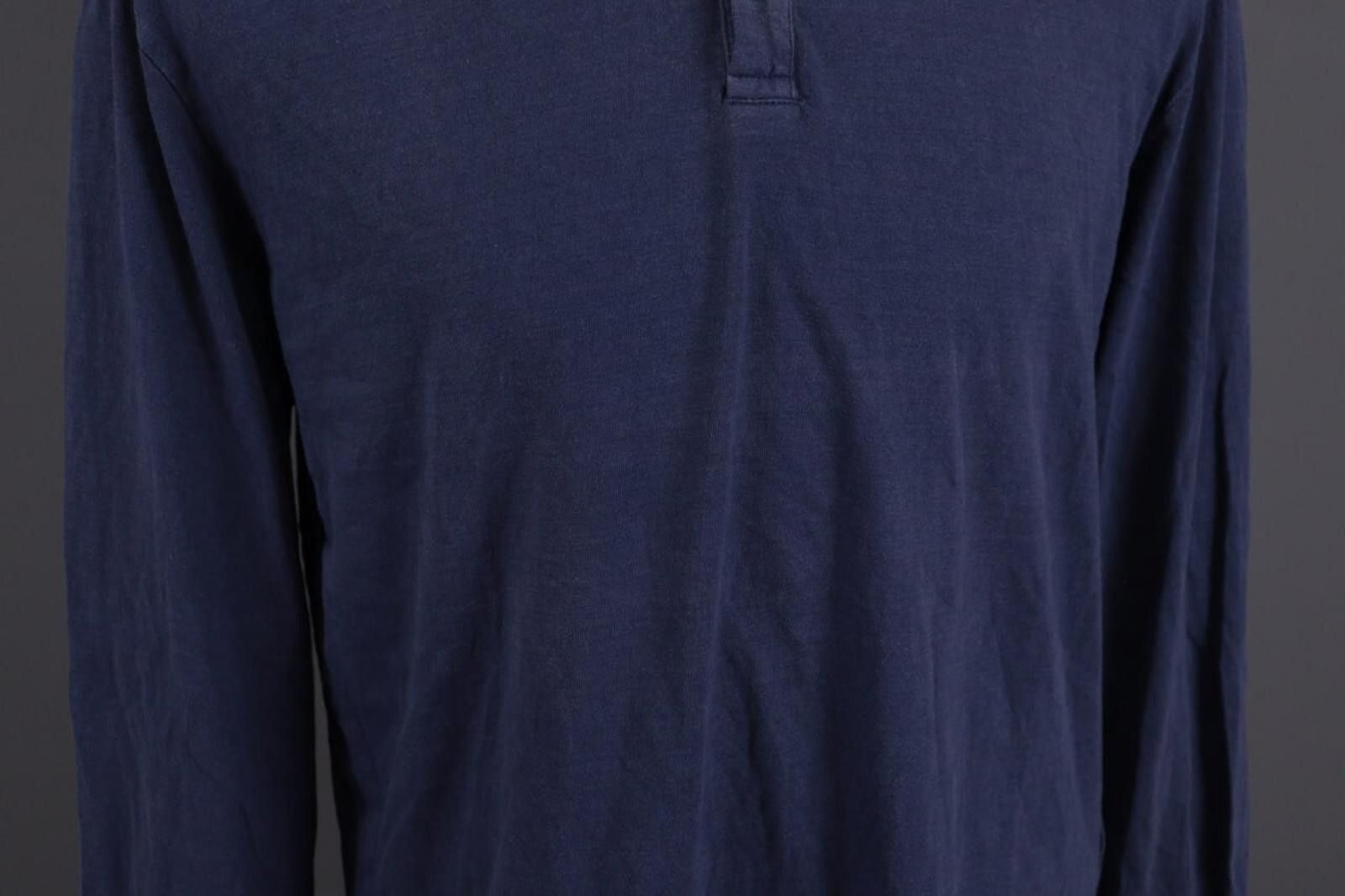 Eleventy Eleventy Blue Summer Long Sleeve Polo Shirt Size 3XL Size US XXL / EU 58 / 5 - 5 Thumbnail