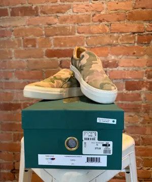 Buscemi Buscemi 40MM Slip-On – Camo Suede Size US 8 / EU 41 - 1 Thumbnail