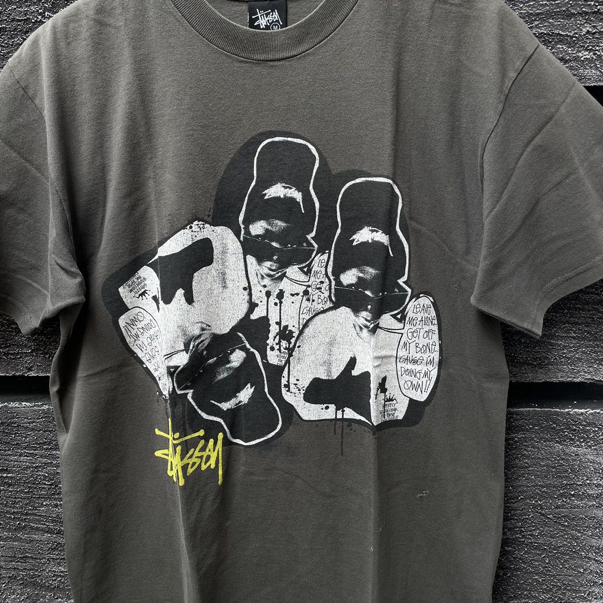 Stussy × Vintage Stussy Leave Me Alone Vintage tee Size US M / EU 48-50 / 2 - 2 Thumbnail
