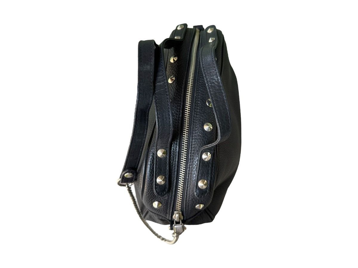 Katharine Hamnett London VINTAGE KATHARINE HAMNETT Logo Studded Leather 2 Way Bag Size ONE SIZE - 5 Thumbnail
