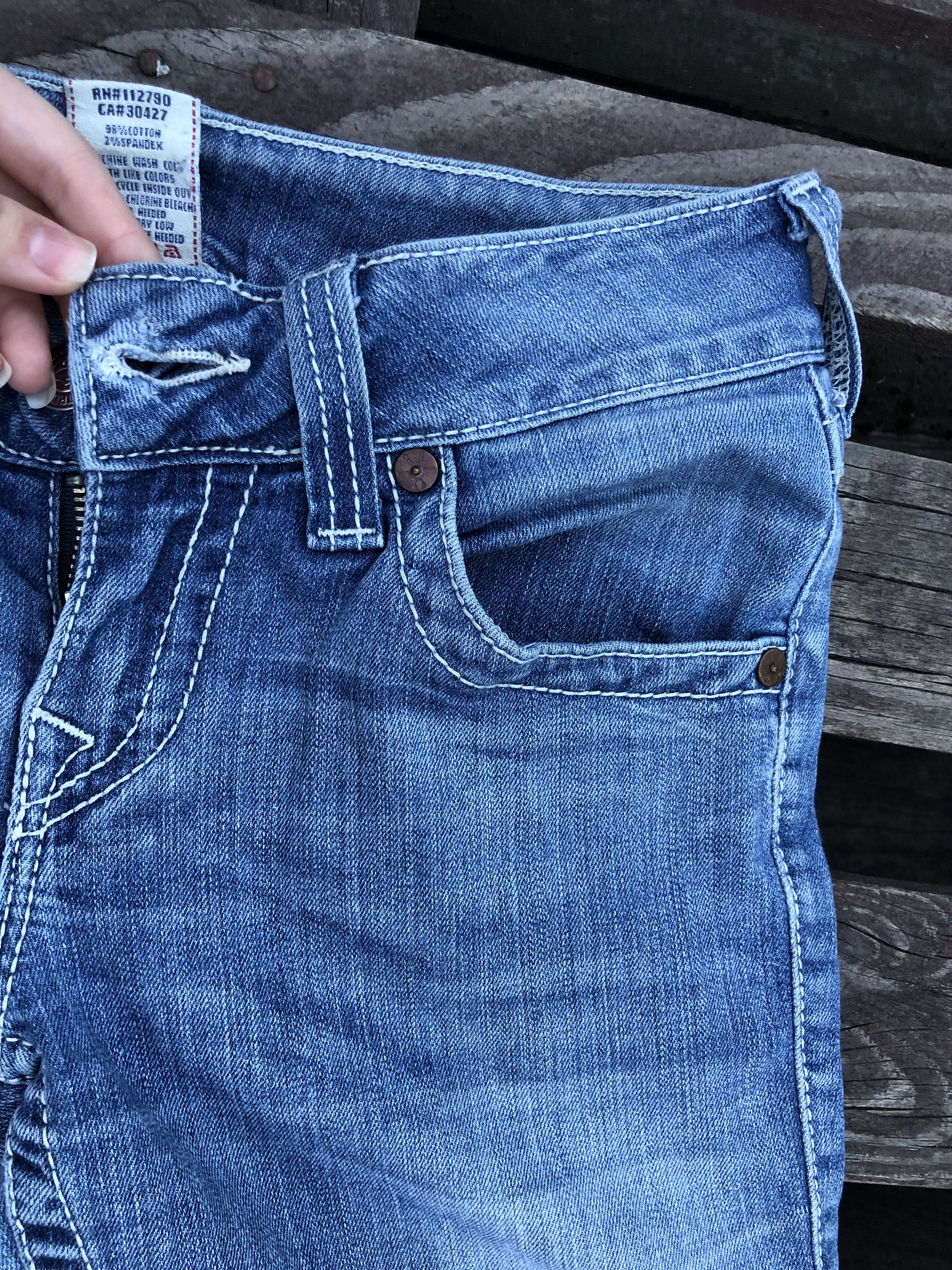 True Religion True Religion Y2K Vintage Hi-Rise Boot Denim Jeans Size 28 Size 28" / US 6 / IT 42 - 8 Thumbnail