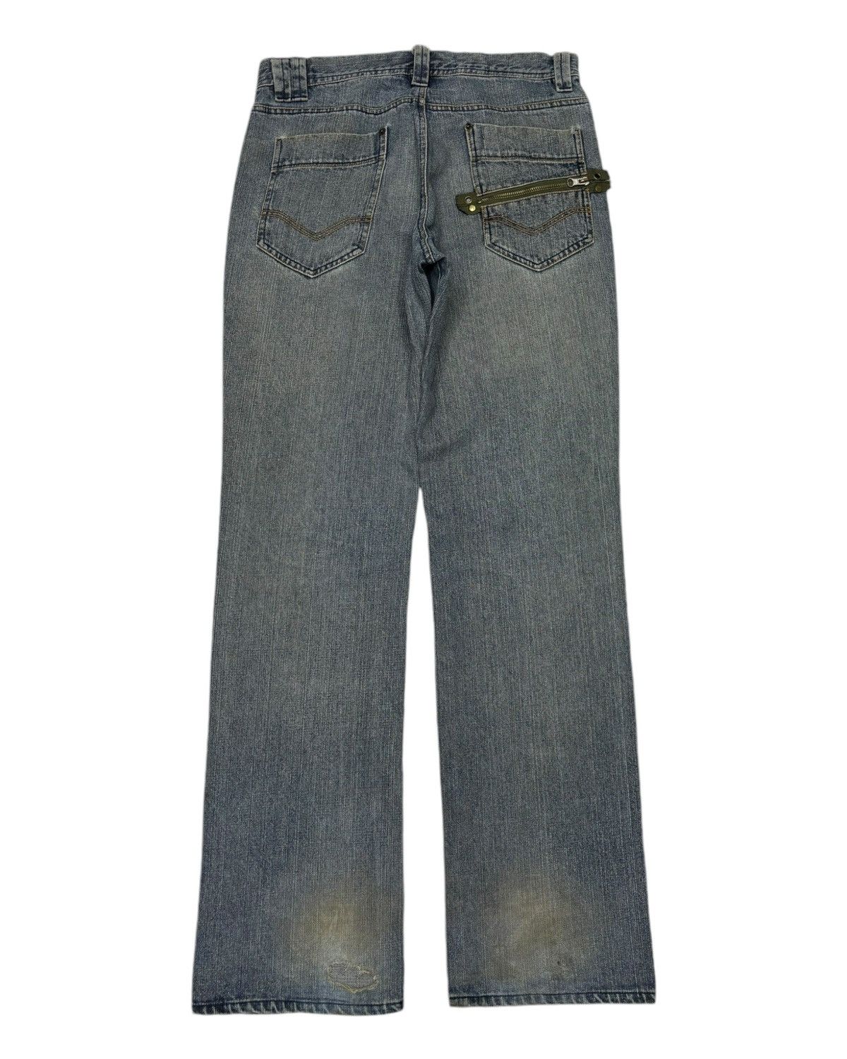 Tete Homme Vintage INTRODUCE HOMME Zipper Pocket Distressed Denim Loose Size US 32 / EU 48 - 8 Thumbnail