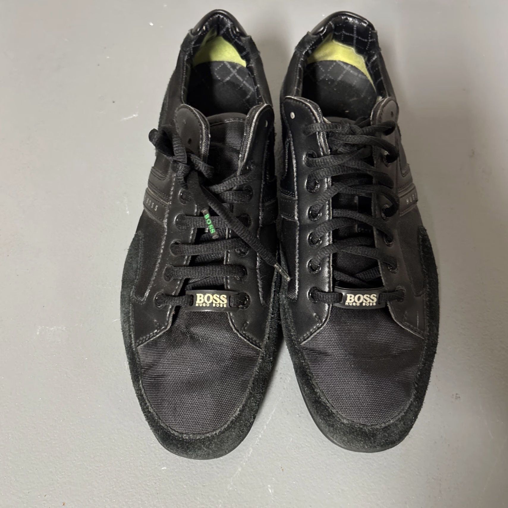 Hugo Boss HUGO BOSS Saturn Low Top Sneakers Black Men's 10 43 Sneakers Casual Men Mens Shoes Rubber Leather Synthetic Size US M / EU 48-50 / 2 - 3 Thumbnail