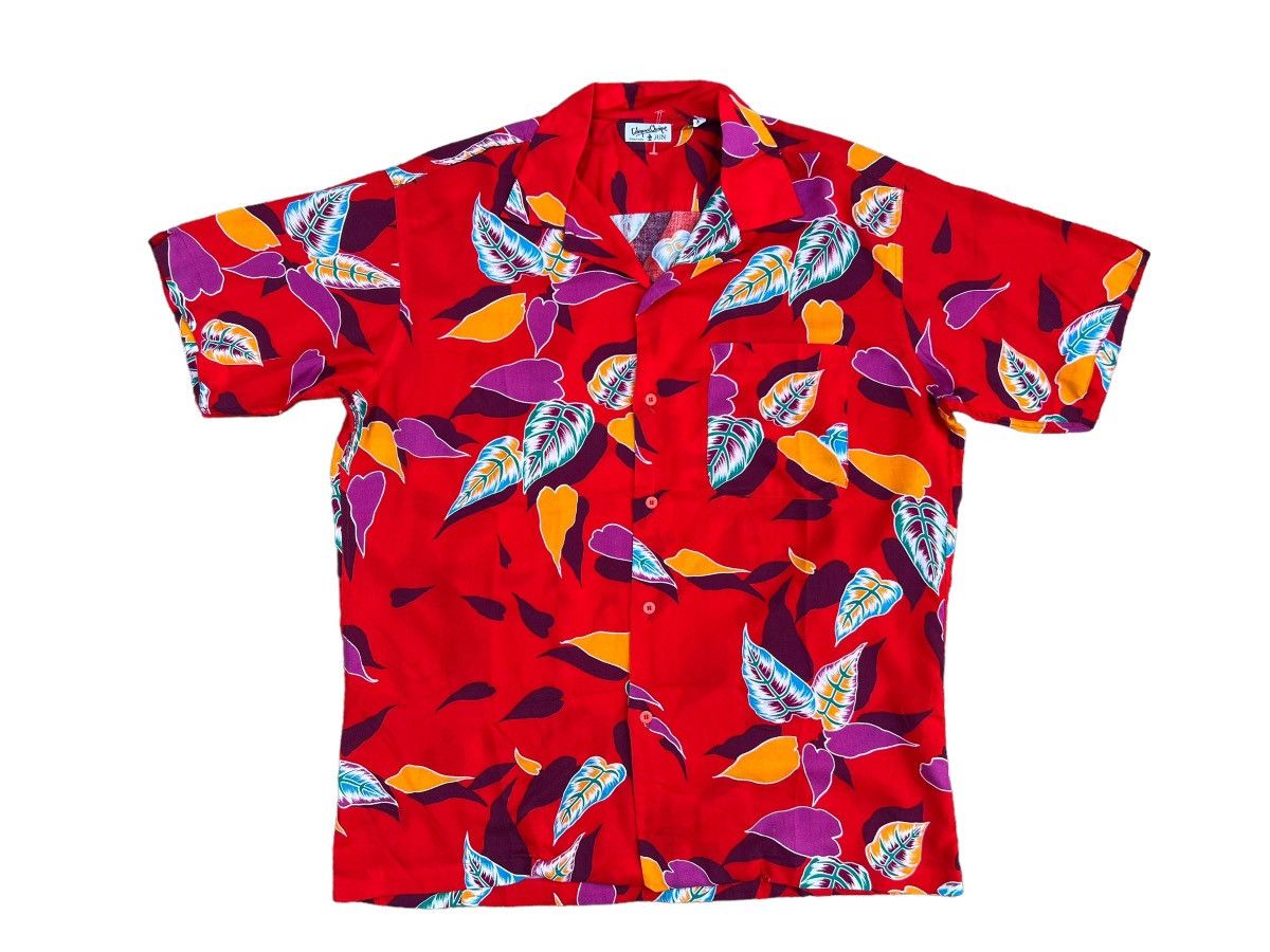 Other Vintage 80s JUN Elegance Classique Japan Hawaiian Shirt Size US M / EU 48-50 / 2 - 1 Thumbnail