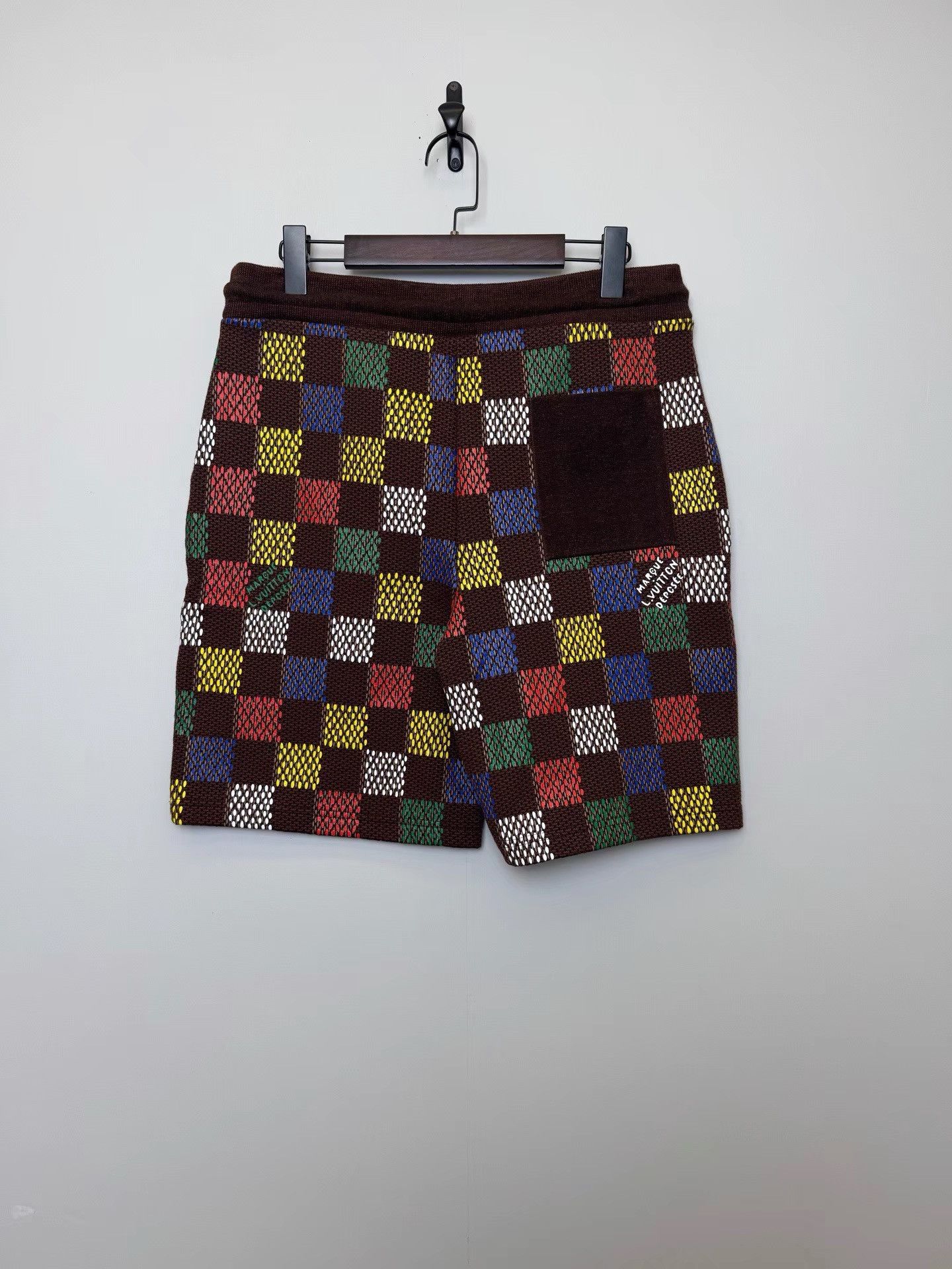 Louis Vuitton Louis Vuitton SS25 DAMIER Checkerboard Knit Shorts K36 Size US 35 - 2 Thumbnail