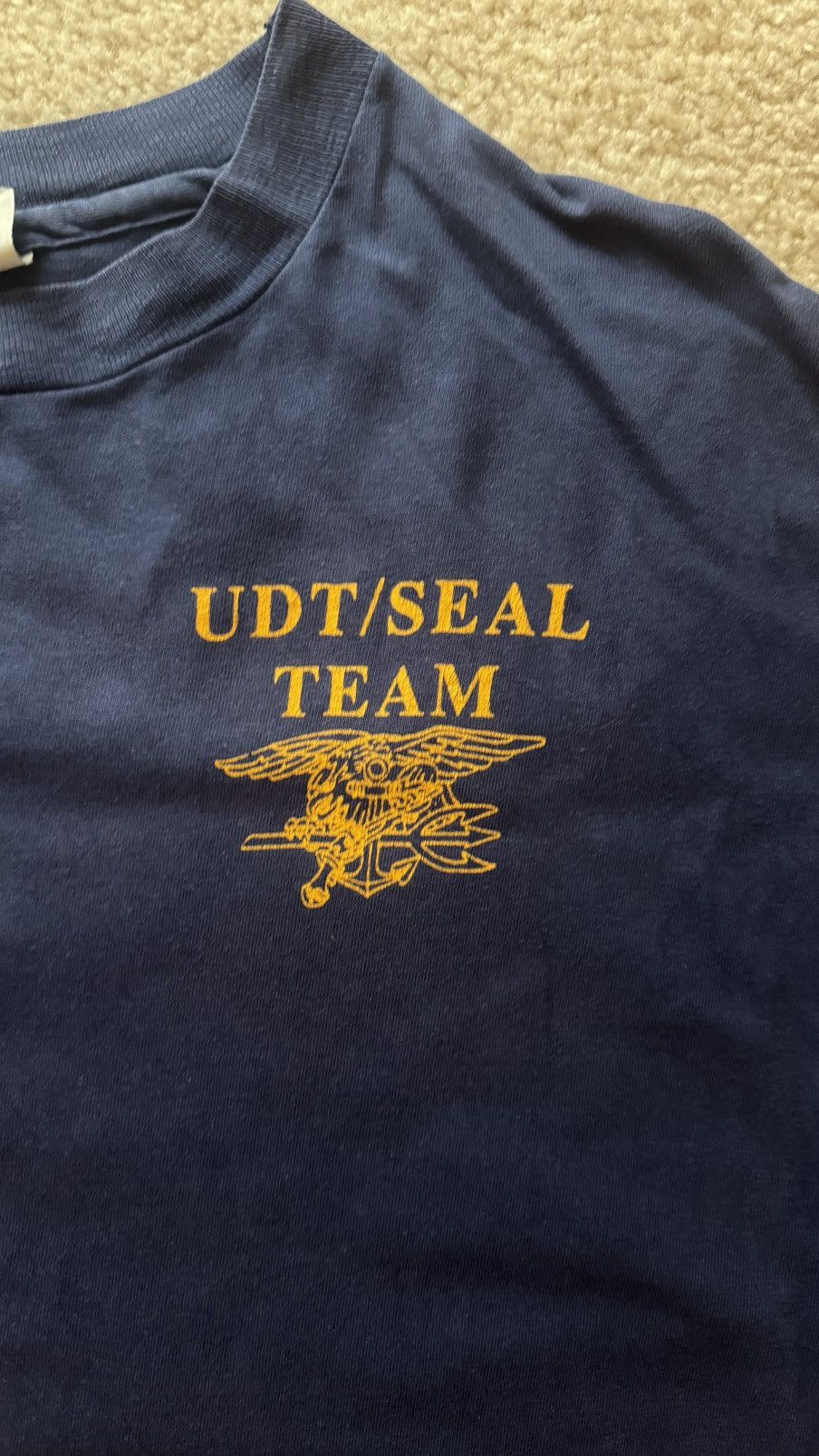Vintage Vintage Navy Seal T-shirt Size US XL / EU 56 / 4 - 2 Thumbnail