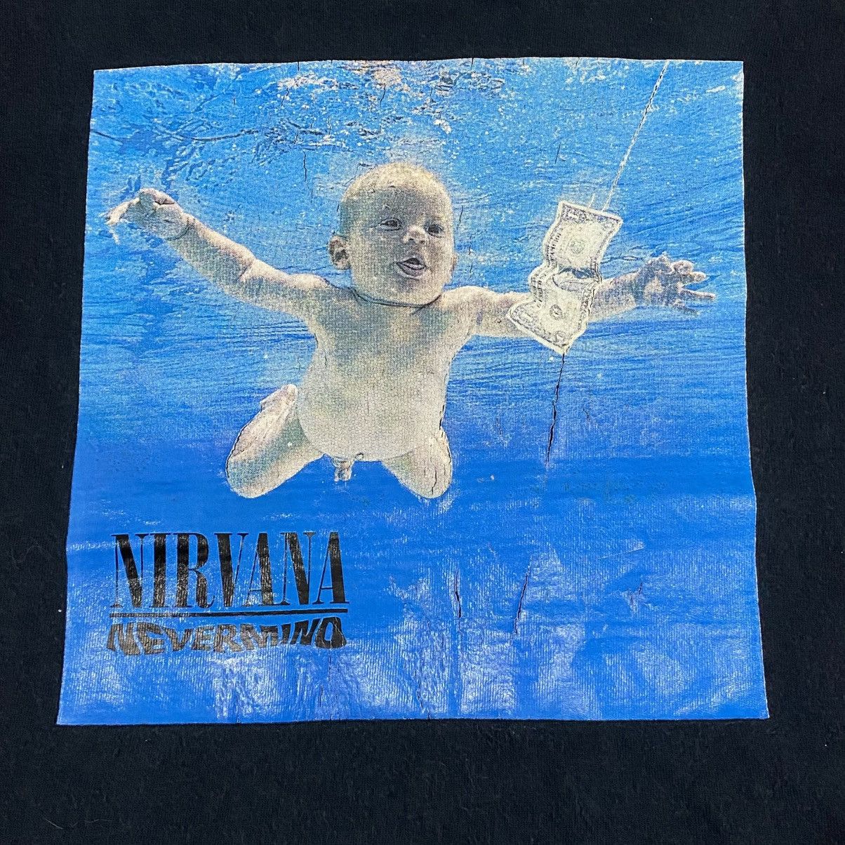 Band Tees × Nirvana × Vintage Nirvana nevermind album art cover Size US L / EU 52-54 / 3 - 3 Thumbnail