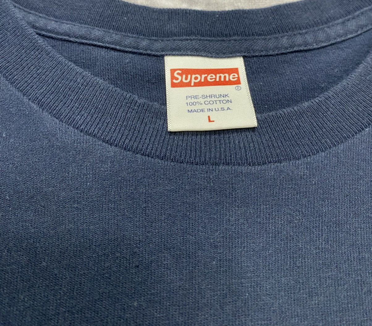 Supreme Supreme Box Logo L/S Tee Navy (FW20) Size US L / EU 52-54 / 3 - 2 Thumbnail