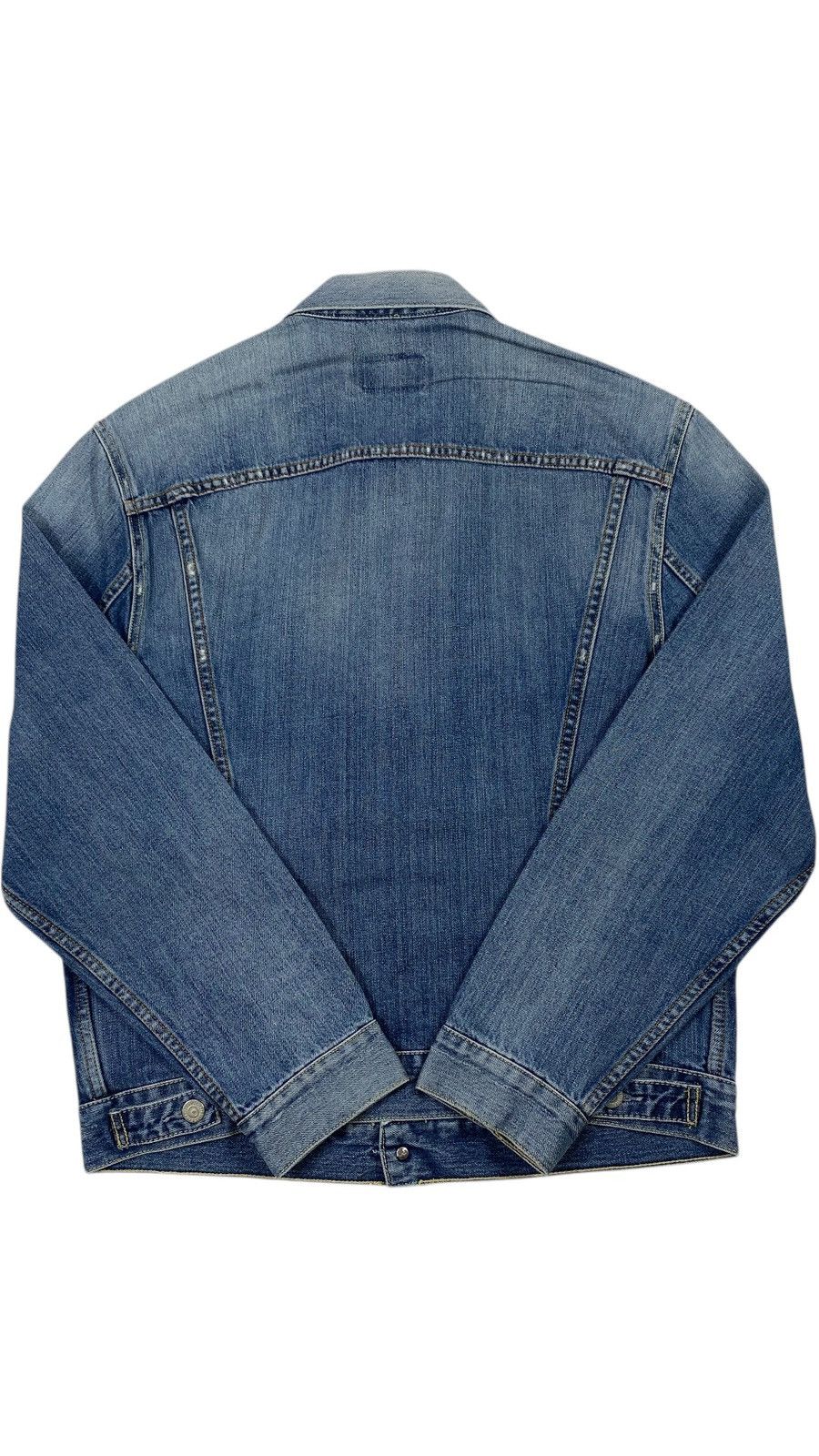 Levi's 🔥LASTDROP🔥 Levis Distressed Style Denim Jeans Trucker Jacket Size US L / EU 52-54 / 3 - 3 Thumbnail