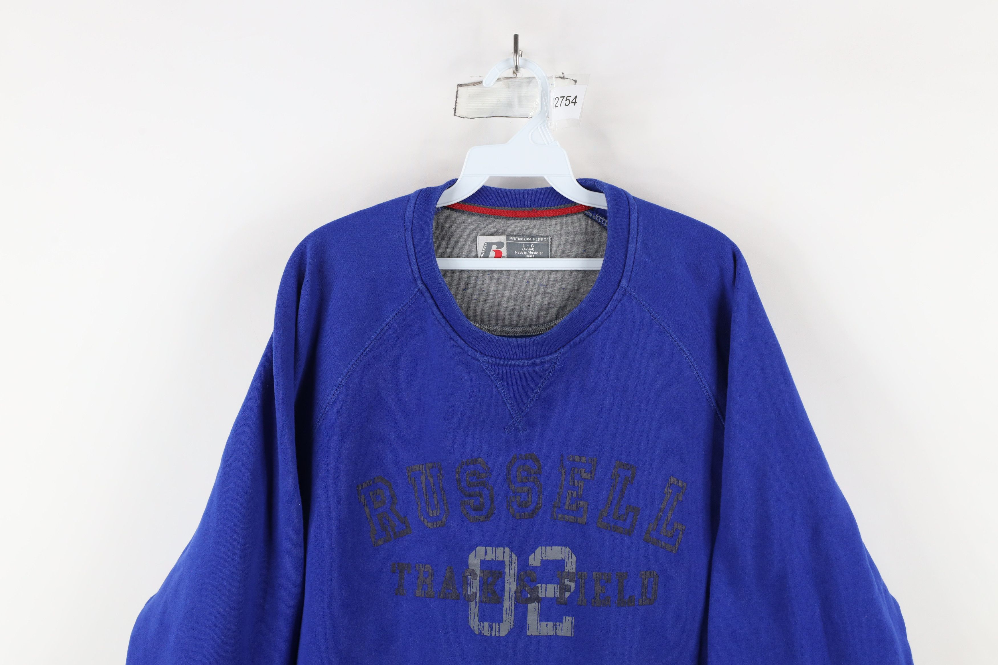 Russell Athletic × Vintage Vintage Y2K Russell Athletic Track and Field Sweatshirt Size US L / EU 52-54 / 3 - 2 Thumbnail