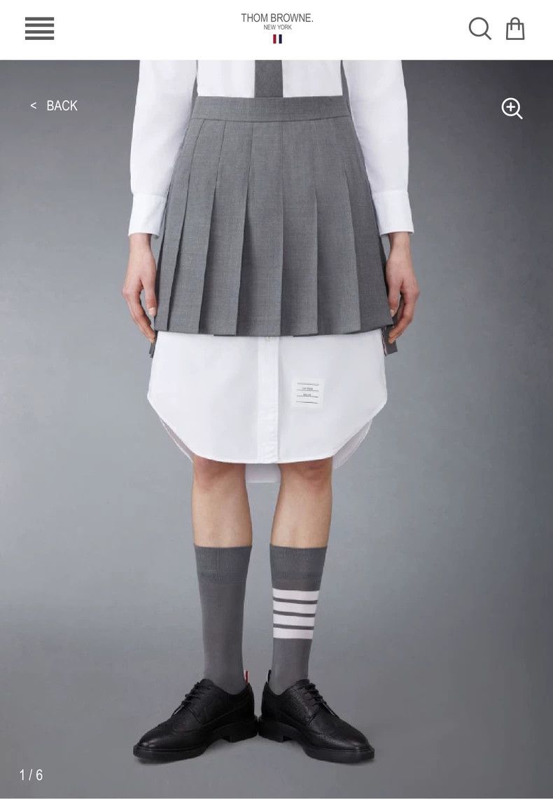 Thom Browne Thom Browne Classic pleated skirt 2503-Nextarrow Size 26" / US 2 / IT 38 - 7 Thumbnail