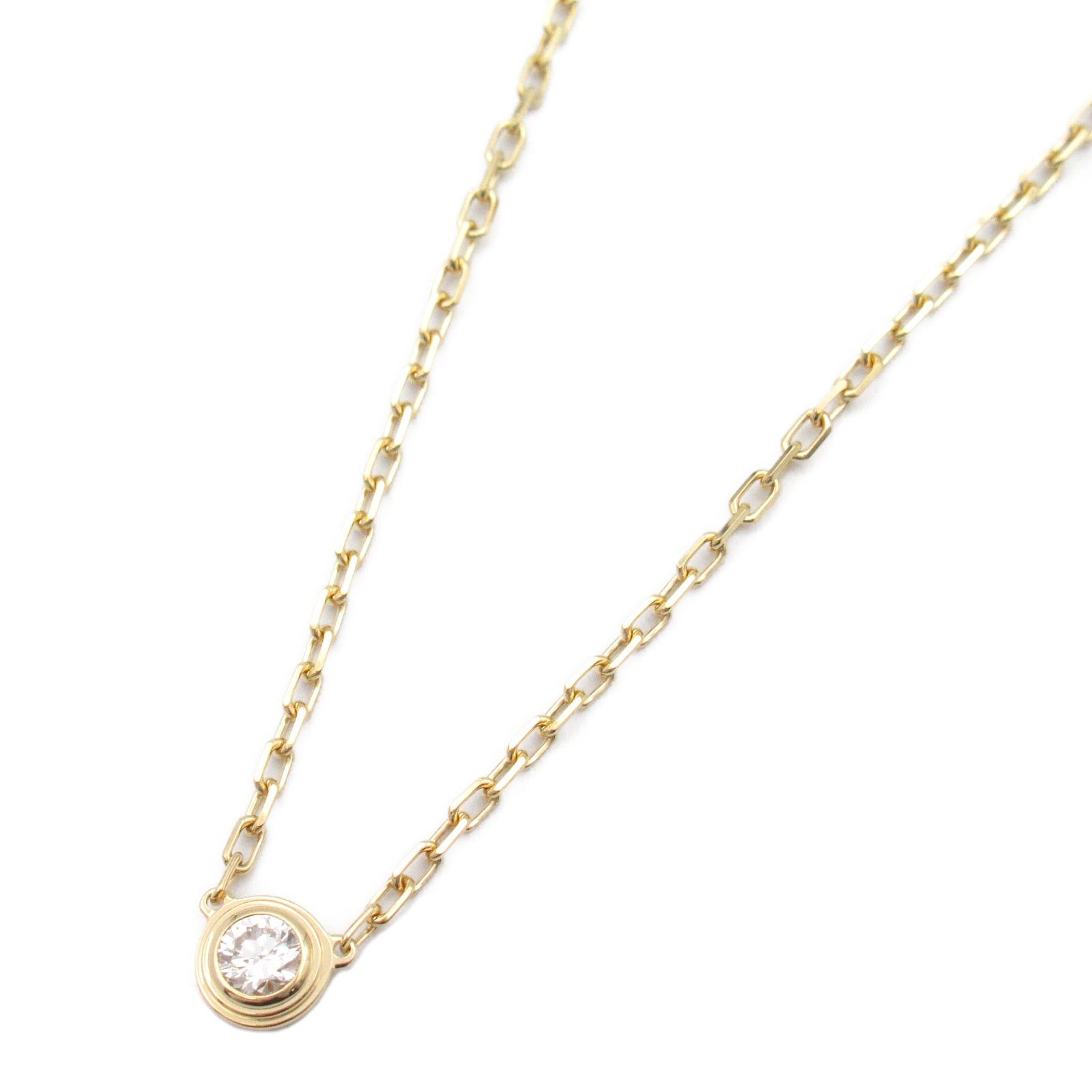 Cartier Cartier Damour Small Diamond Necklace K18 (Yellow Gold) Clear Size ONE SIZE - 1 Thumbnail