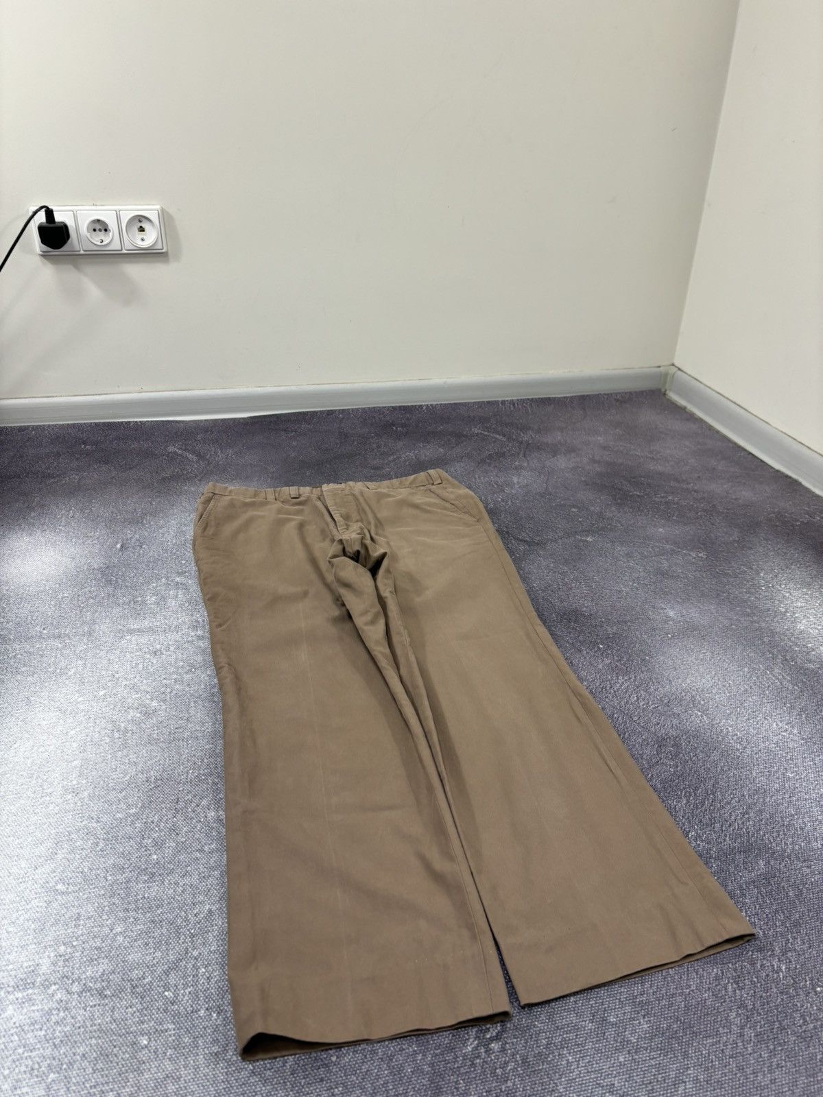 Oxxford Clothes Oxxford Clothes Men’s Straight Fit Classic Chino Pants Size US 30 / EU 46 - 3 Thumbnail