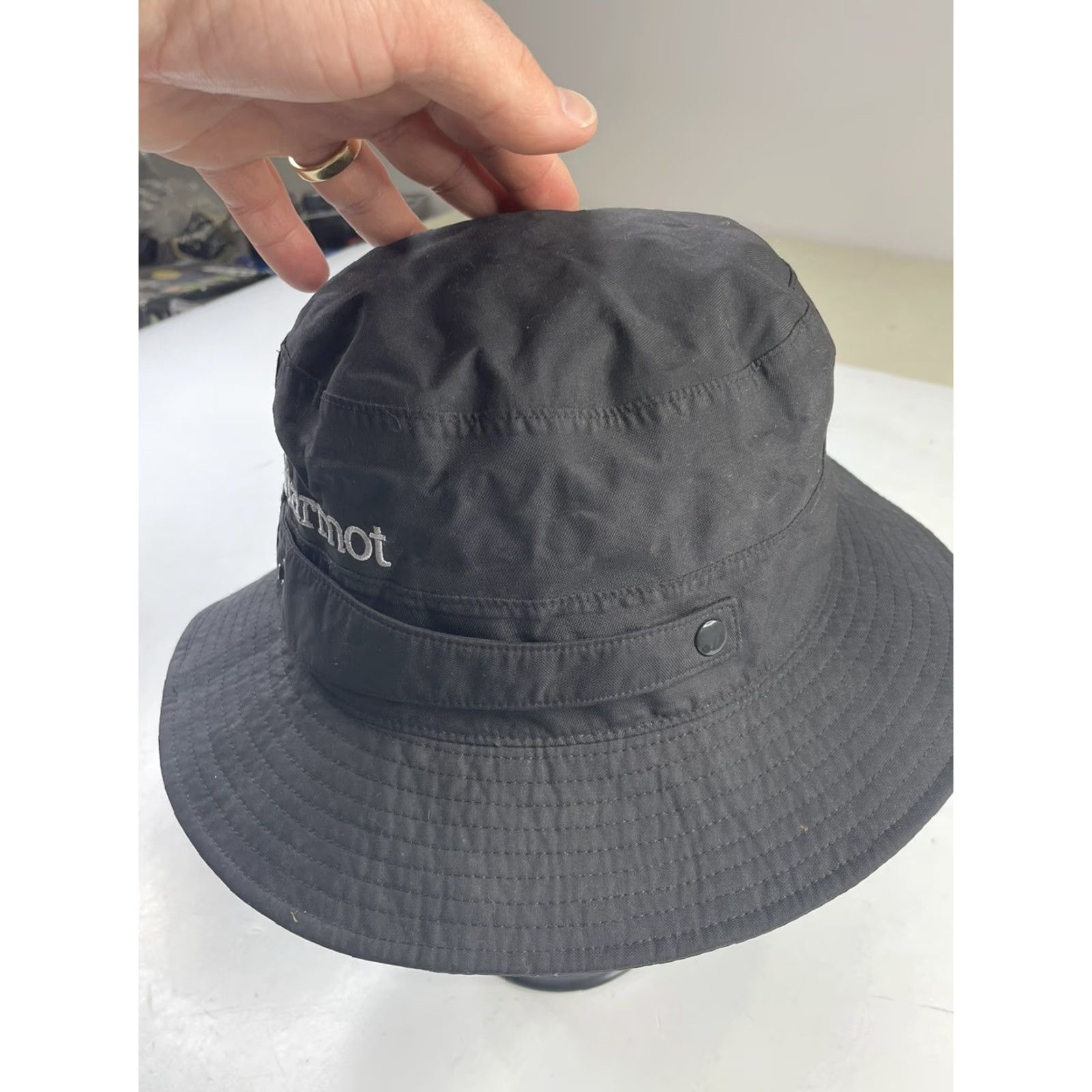 Marmot Marmot Bucket Hat Nylon Breathable Adult Size S/M Black Rain Outerwear Size US S / EU 44-46 / 1 - 3 Thumbnail