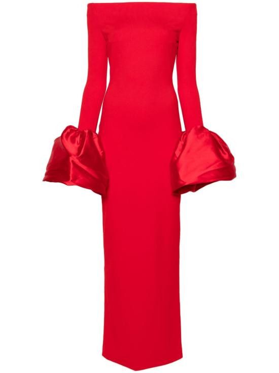 Solace London SOLACE LONDON Women Long Skirts OS40014 RED Red Size S / US 4 / IT 40 - 1 Thumbnail
