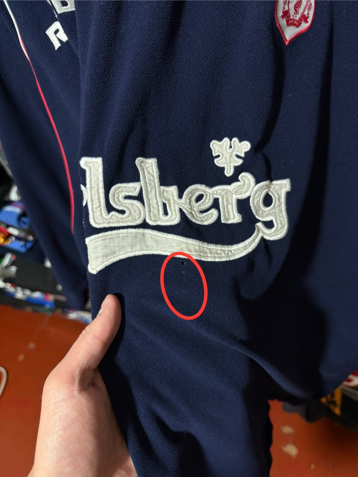Reebok LIVERPOOL SOCCER TRAINING 1/4 ZIP SWEATSHIRT FLEECE REEBOK Size US XXL / EU 58 / 5 - 13 Thumbnail