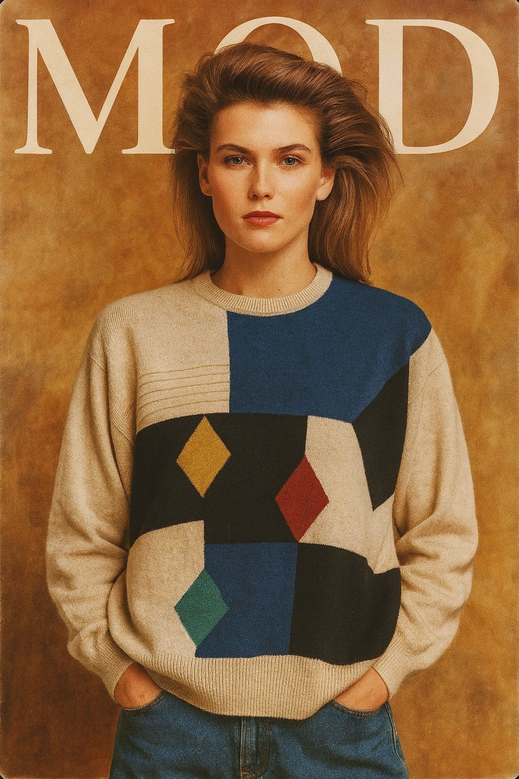 Vintage Vintage MARZ München Pure New Wool Sweater – 80s Size M / US 6-8 / IT 42-44 - 1 Thumbnail