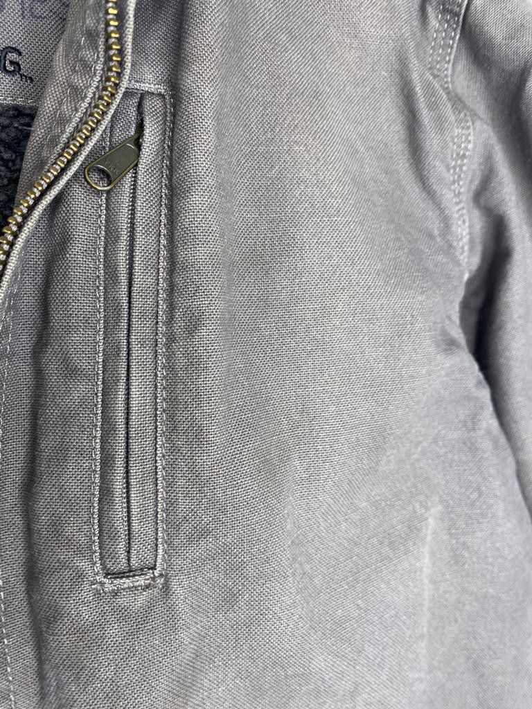 Carhartt Vintage Grey Carhartt Hooded Detroit Jacket Size Women's M Size M / US 6-8 / IT 42-44 - 8 Thumbnail