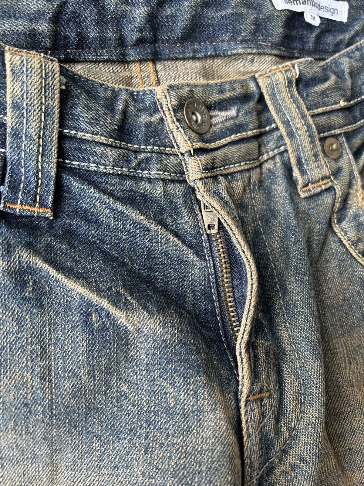 semanticdesign Super Flared Y2k Semantic Jeans Size US 31 - 12 Thumbnail
