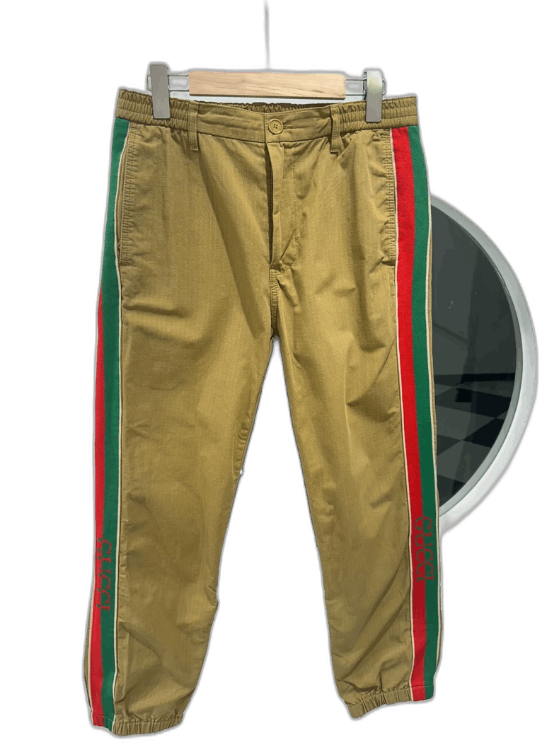 Gucci Logo School Uniform Pants-2508