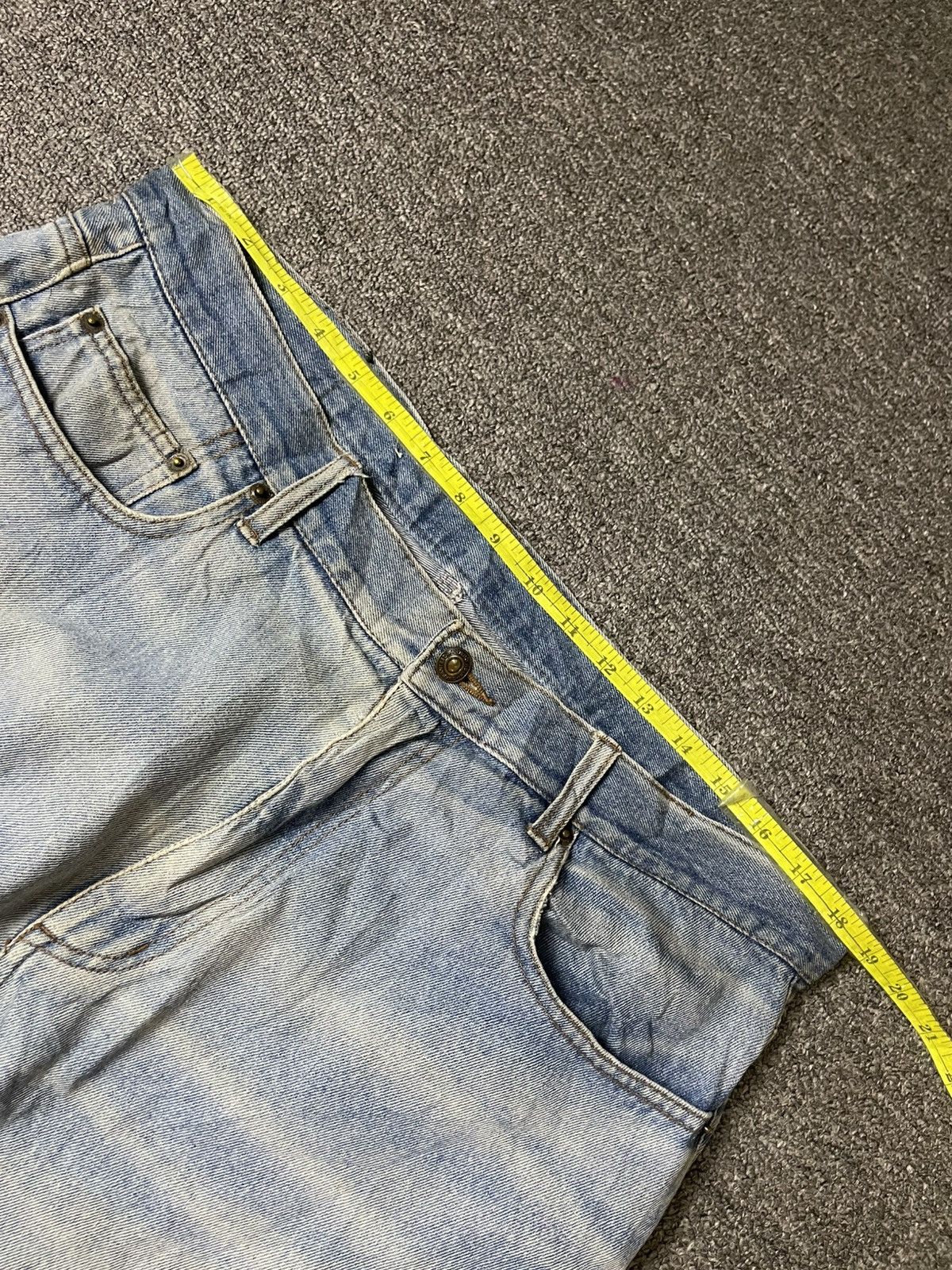 Japanese Brand × Vintage WOODLANE Brand Distressed Denim Jeans (106) Size US 37 - 4 Thumbnail