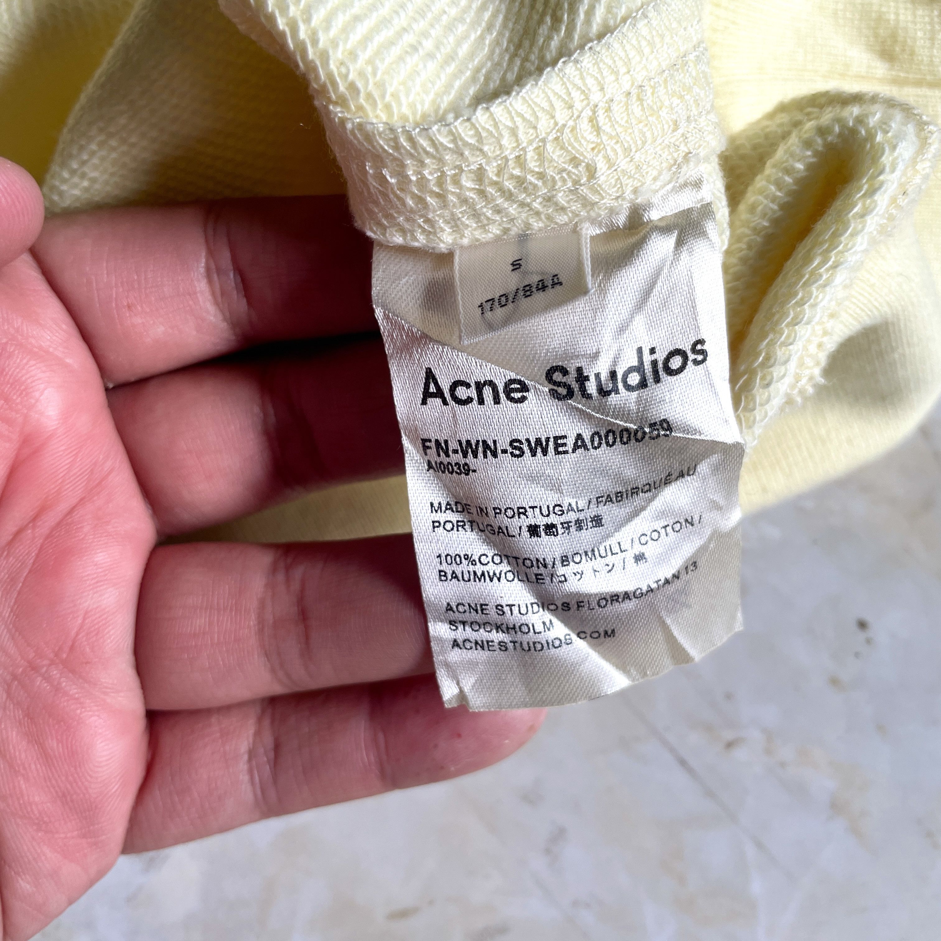 Acne Studios Acne Studios x Grant Levy Lucero Ceramics Sweatshirt Size US S / EU 44-46 / 1 - 7 Thumbnail