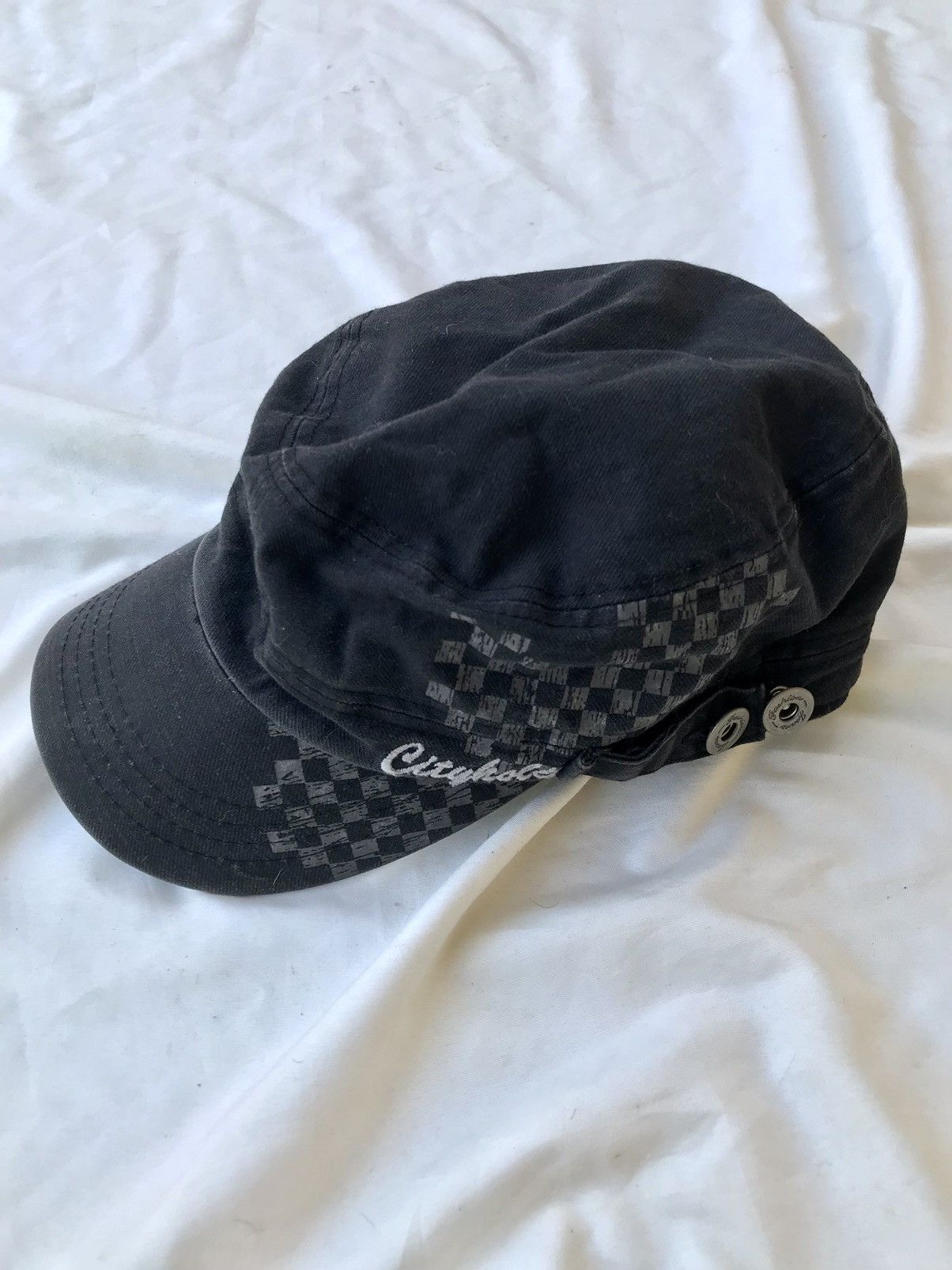 image of 14Th Addiction x Kmrii Y2K Urban Hat Comando Goa Style in Black, Men's